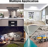 Vista 3 de Barra de luz LED interior de 12 V para automóvil, 48 luces LED con interruptor e imanes, luz blanca de 6500 K para automóvil, furgoneta, RV