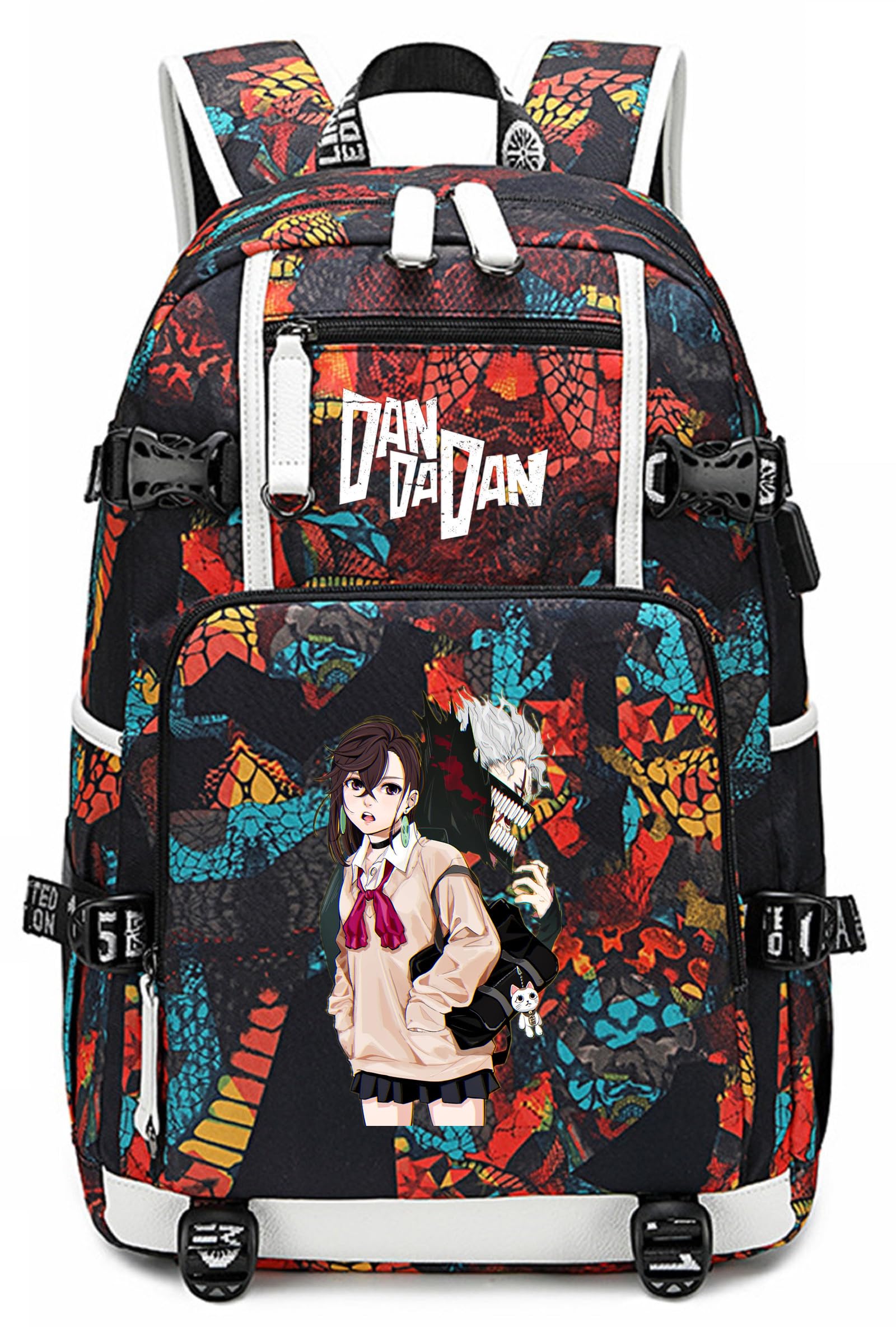GO2COSY Anime DanDaDan Backpack Daypack Laptop Bag Student Bag School Bag 11