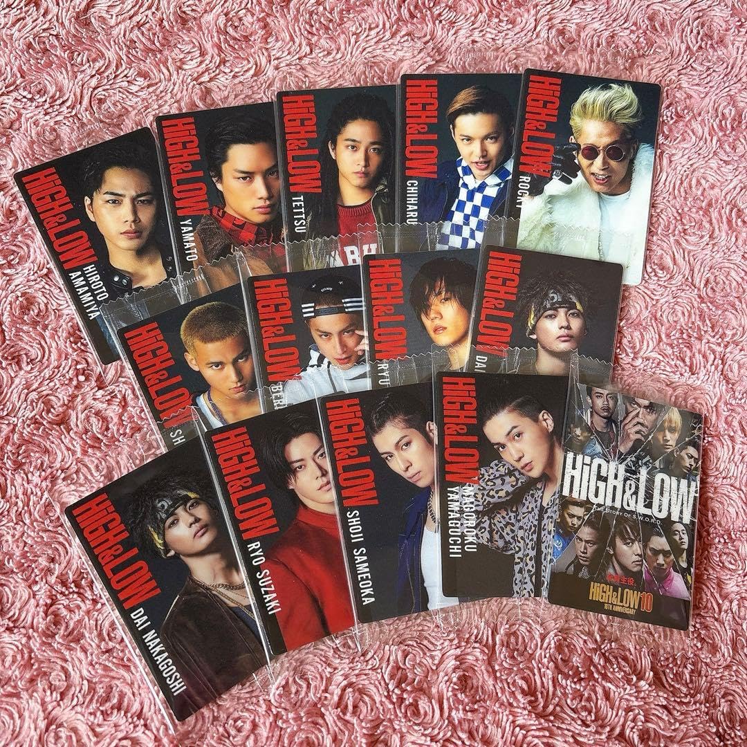 Amazon.co.jp: HiGH&LOW ハイロー ウエハースカード セット② : おもちゃ