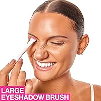 Vista 3 de wet n wild Cepillo para sombra de ojos, aplicación de mezcla de precisión, fibras sintéticas suaves, mango ergonómico para un control cómodo