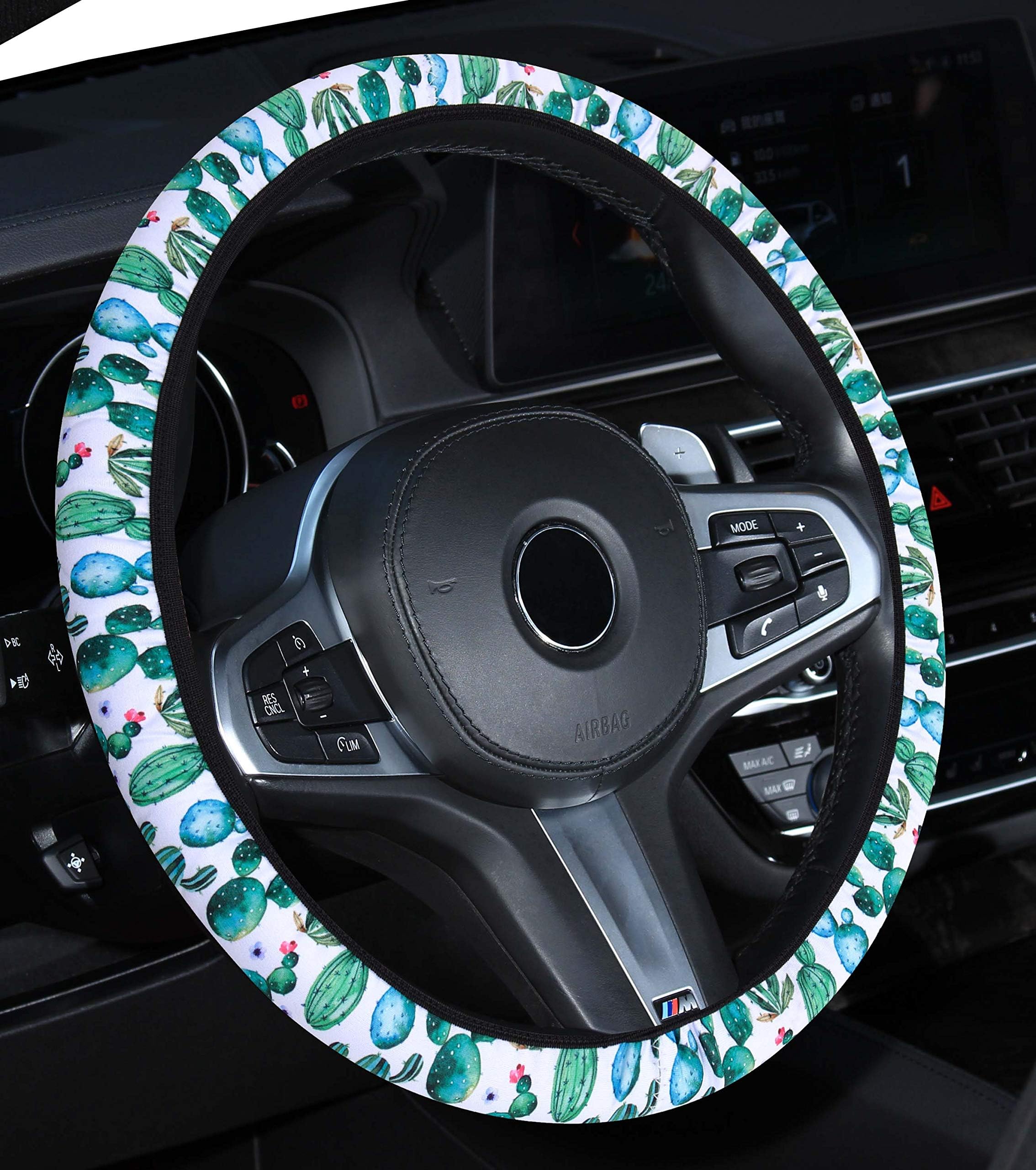 Mayco Bell2019 New Succulent Steering Wheel Cover for Women Ladies
