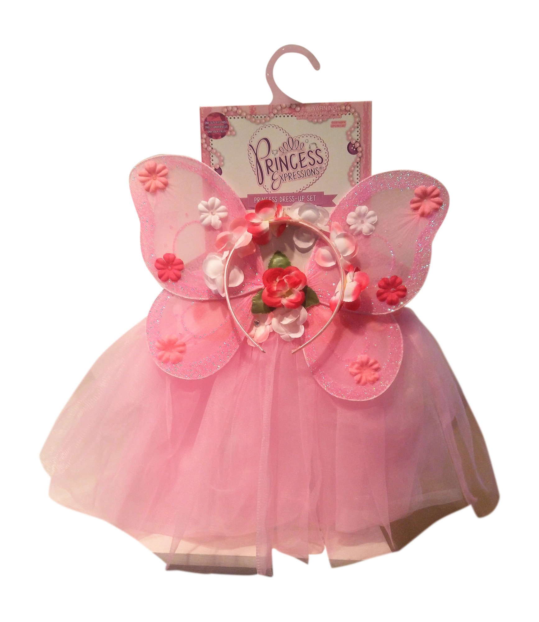 open lace back dress Expressions Toddler Girls Kids 4 Pack Dress Up Royalty Shoes with Heels Set  in Carrying Bag main image 0