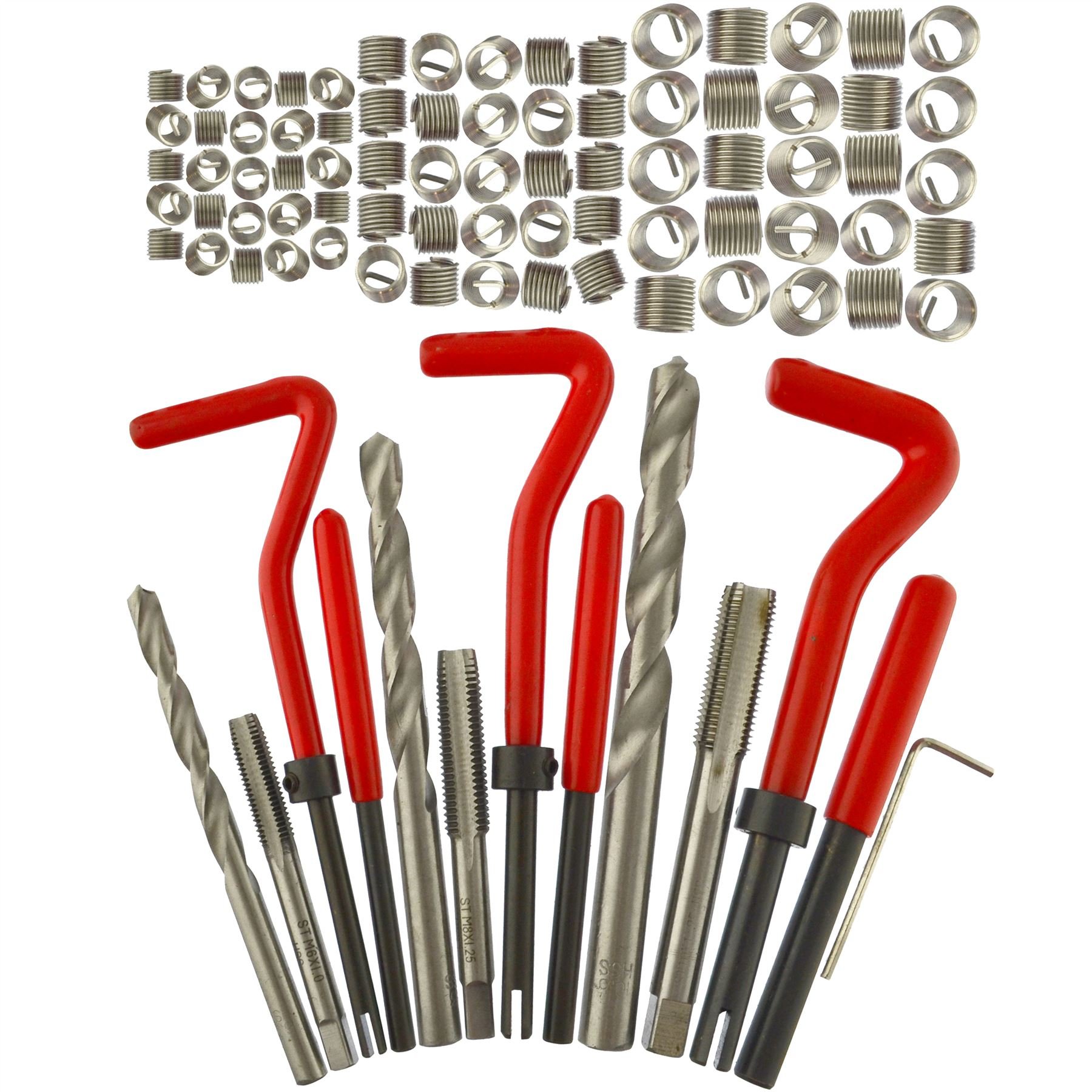 AB Tools Thread Installation and Repair kit helicoil Set 88pc Metric Sizes M6-M10 AN047