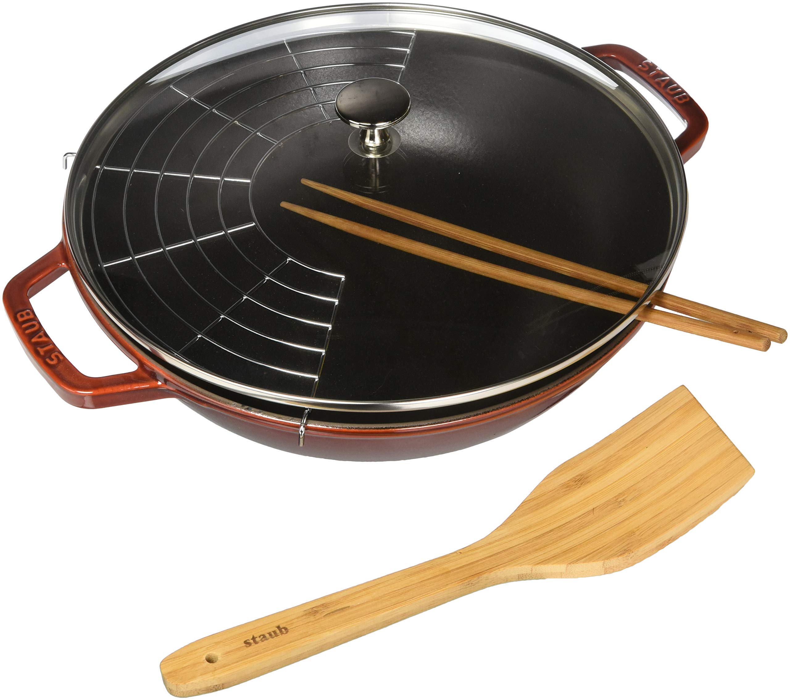 Amazon | Staub パーフェクトパン 12インチ レッド | ストウブ(Staub