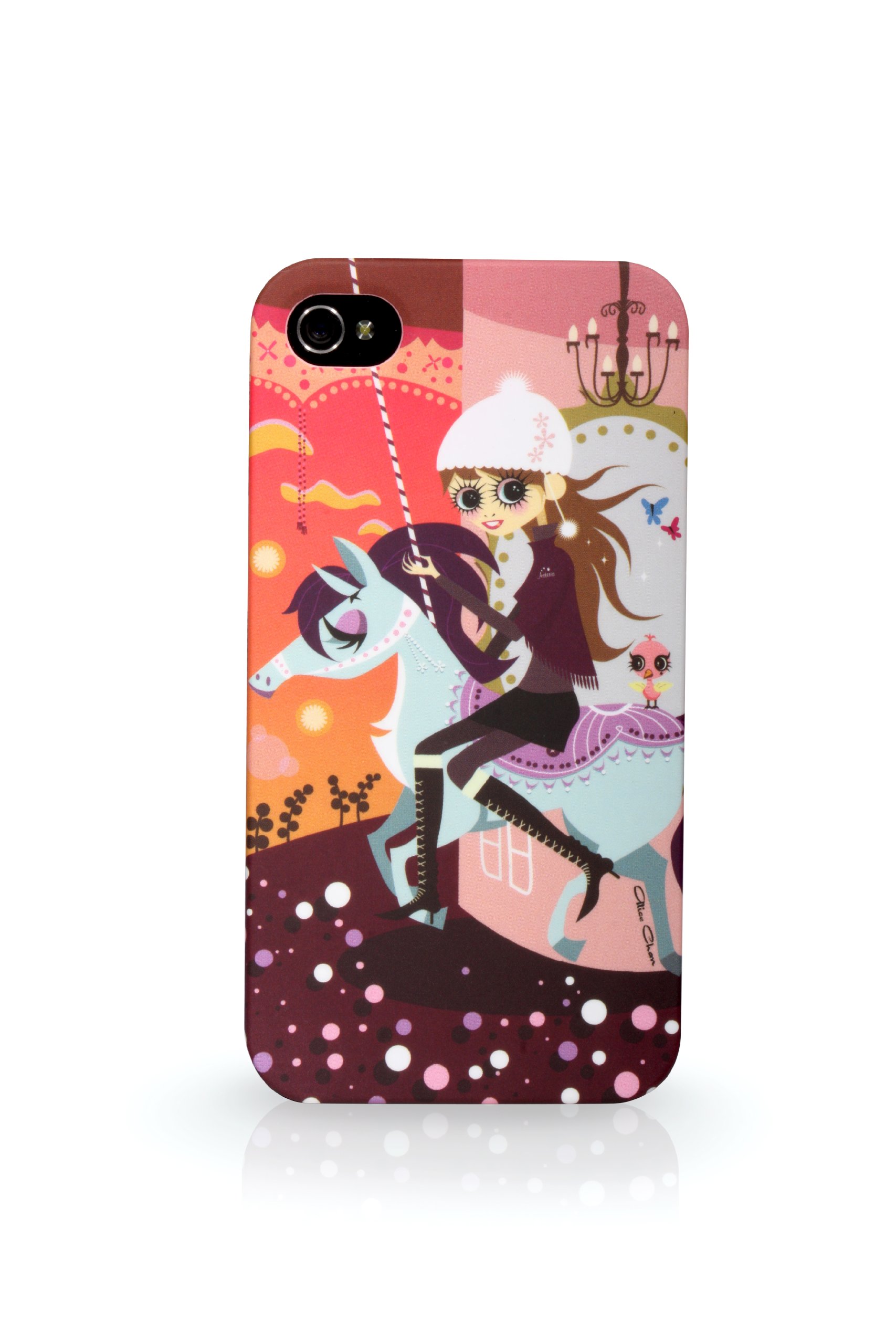 ODOYODY-000583 iPhone 4S Asteria Case - Face Plate - Retail Packaging - Merry Go Round