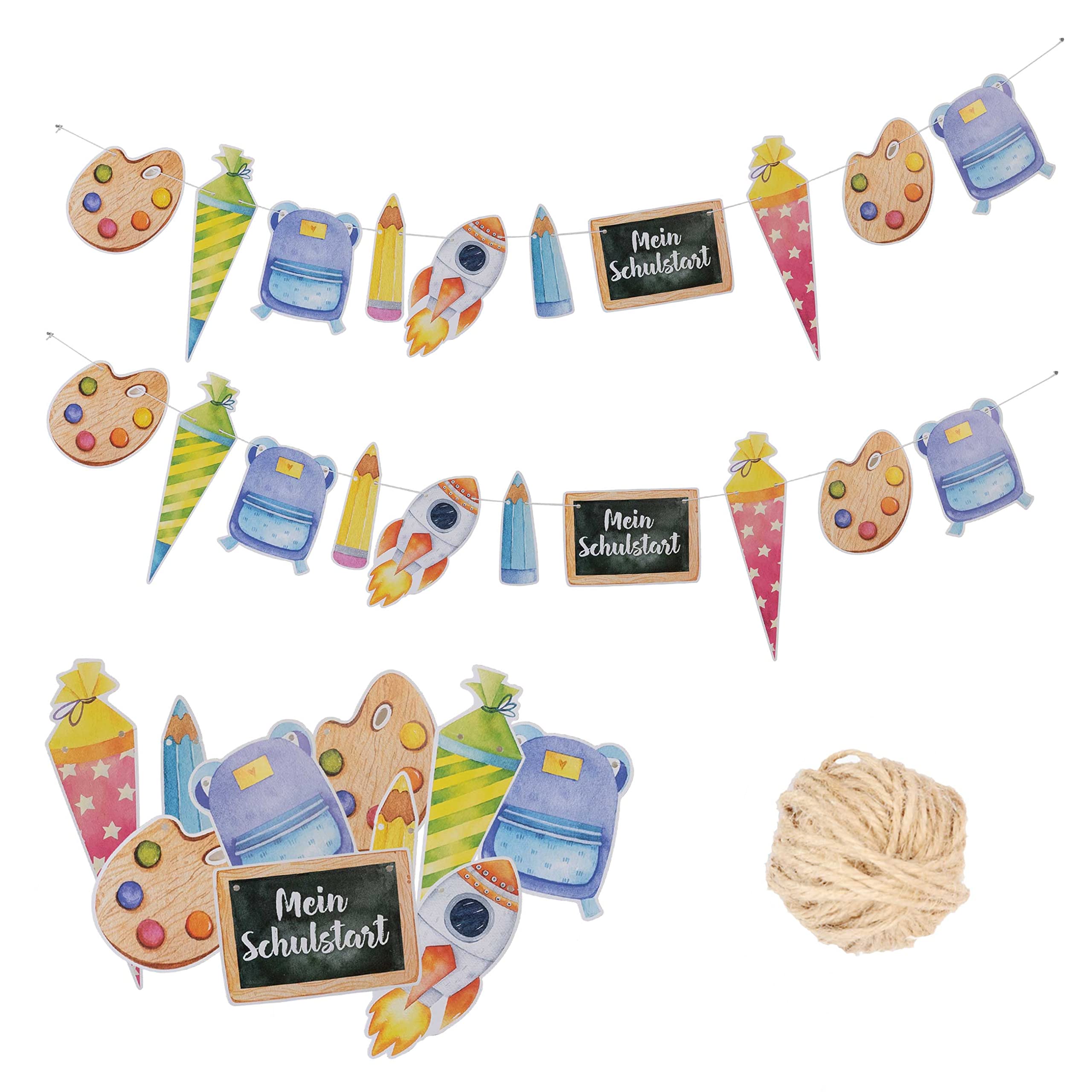 Palloncini Atossici Per Bambini Decorazione Aula Festa Ghirlanda Decorativa Per L'inizio Della Scuola, Colorata, 1,5 M - Per Feste Bambini Ghirlanda Inizio Scuola Palloncini Back To School