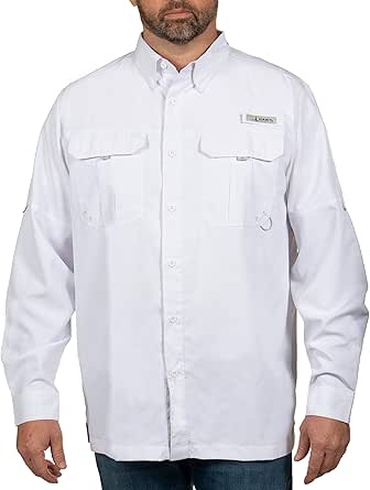 HABIT Mens Fourche Mountain Shirt Long Sleeve River Guadeloupe