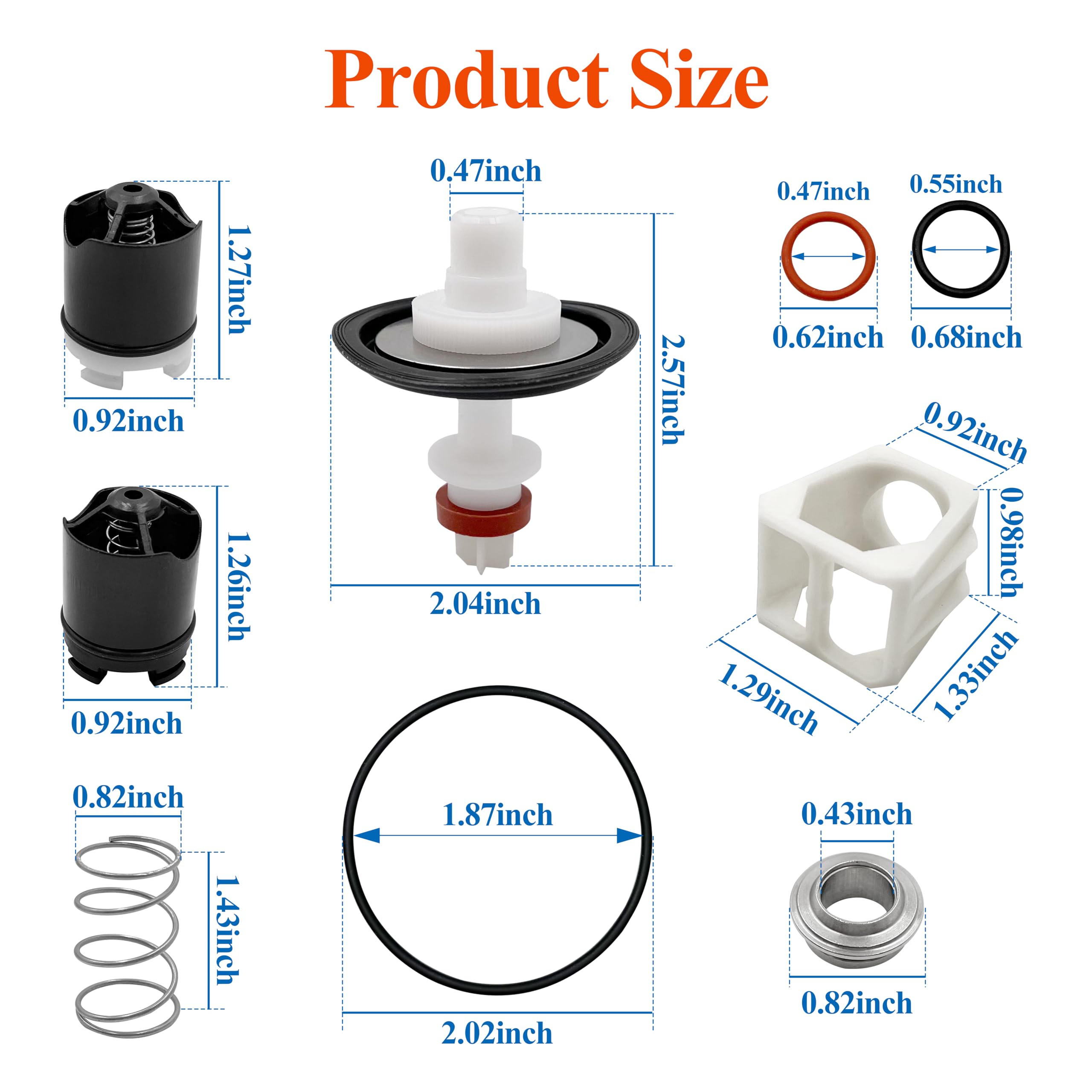 0887298 Total Repair Kit Replacement for 1/4-1/2 inch LF009, 009 