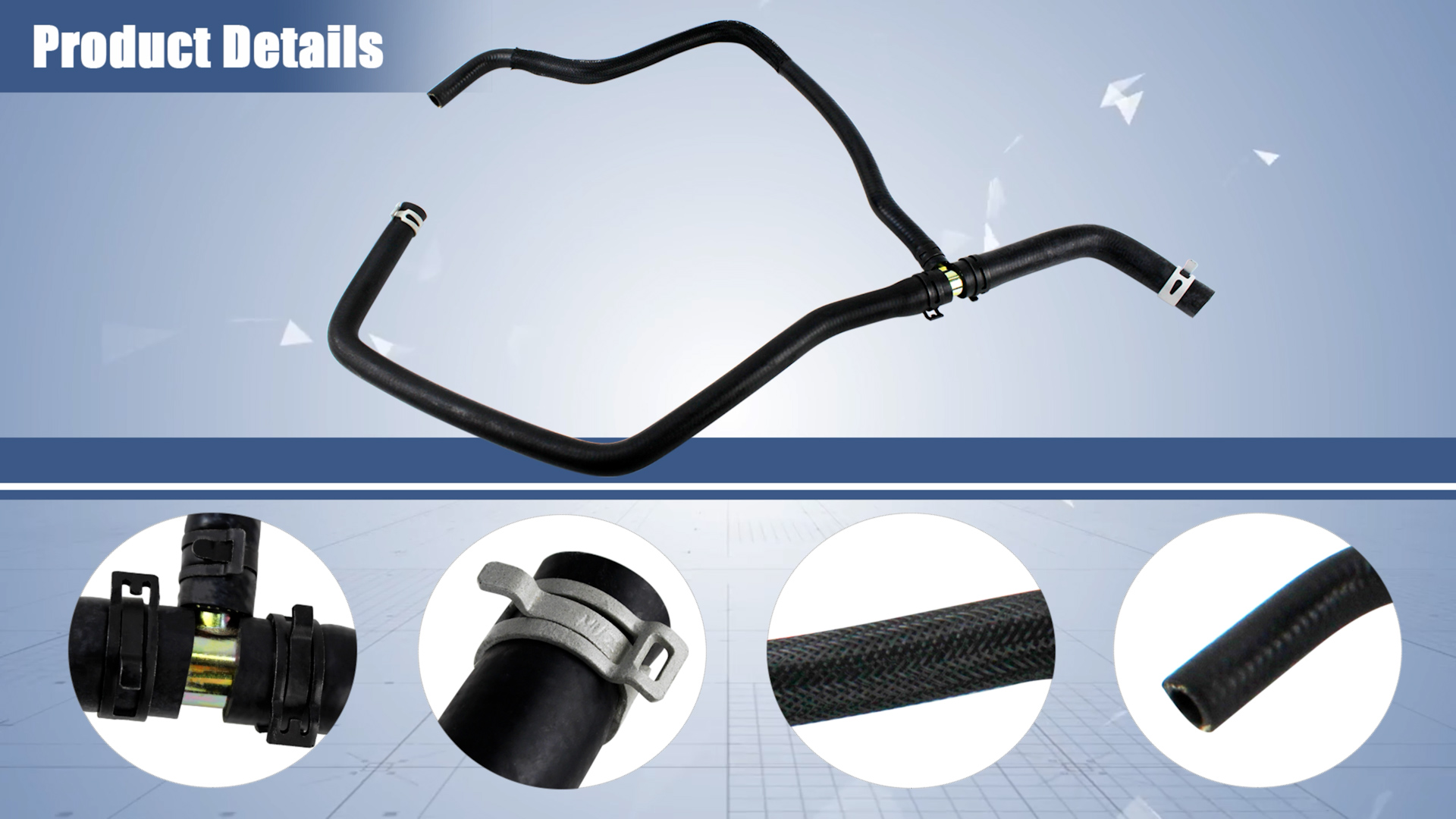 HVAC Heater Hose Compatible with Chrysler 300 2011-2021 Compatible