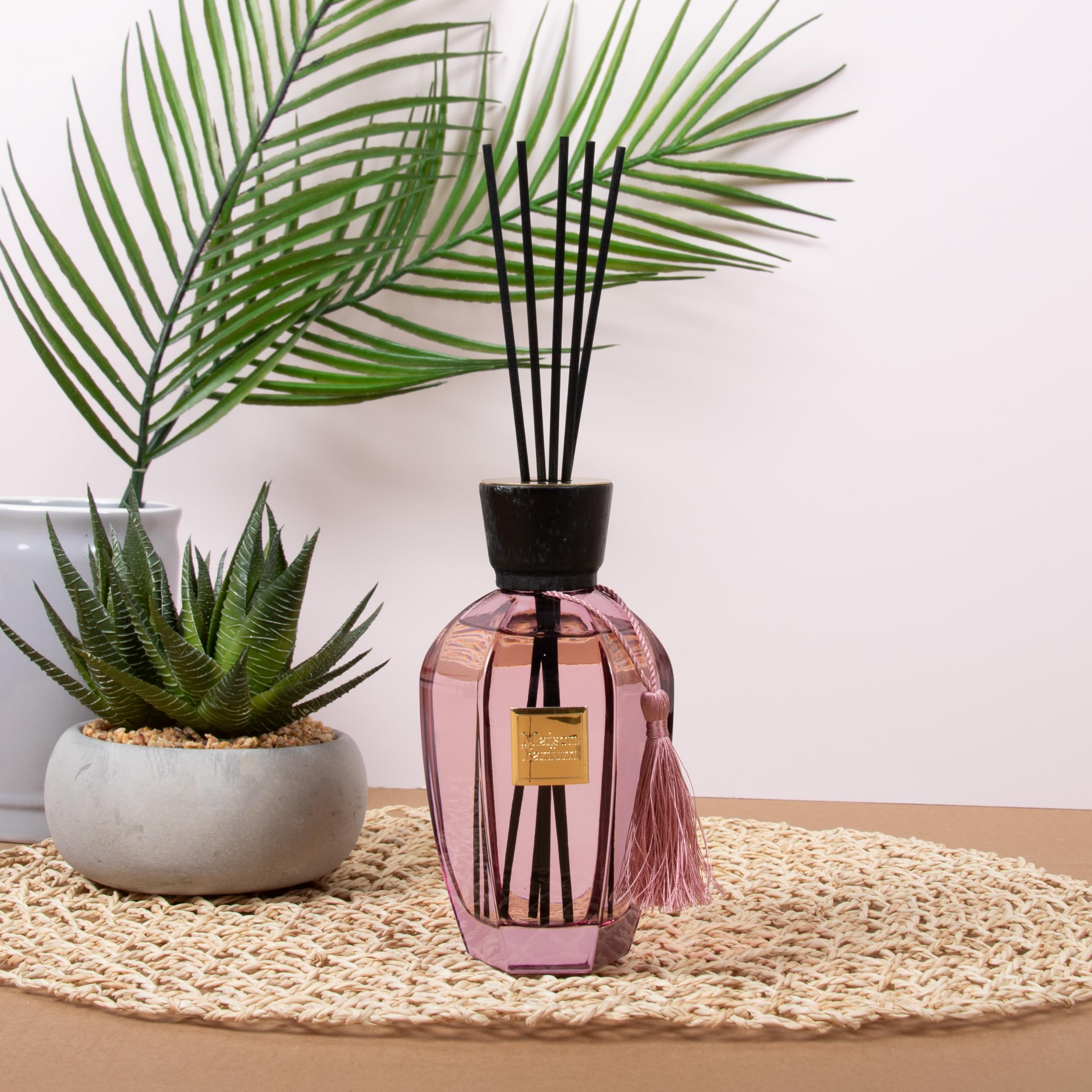 Lesser & Pavey Maison Parfum Candles & Diffusers Velvet&Rose&Oud 300Ml Reed Diffuser For Home & Office | Long-Lasting Reed Diffuser For Fragrance & Air Freshener | Lovely Gift For Women & Men