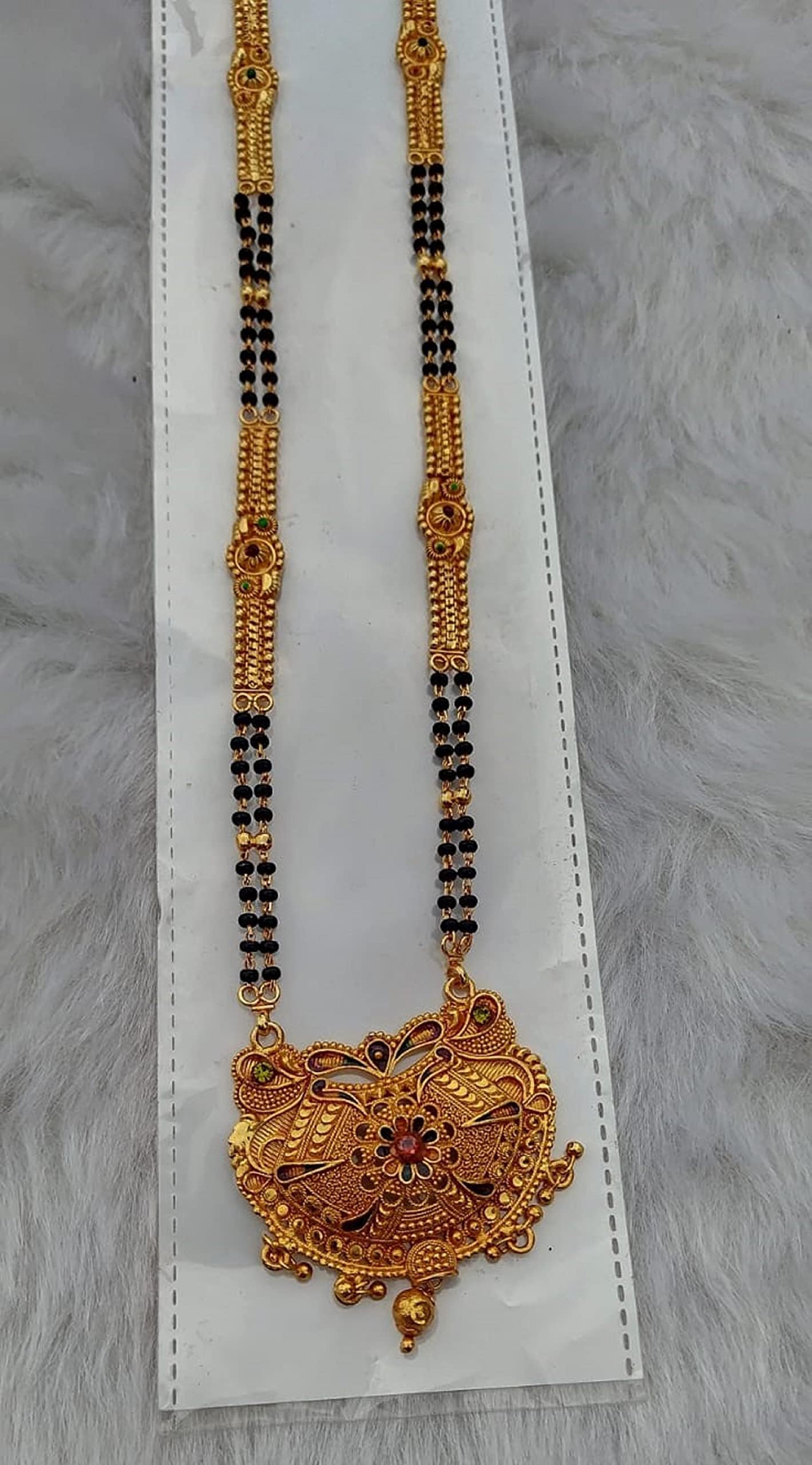 Sparkling Double Line Mangalsutra High Plated Traditional