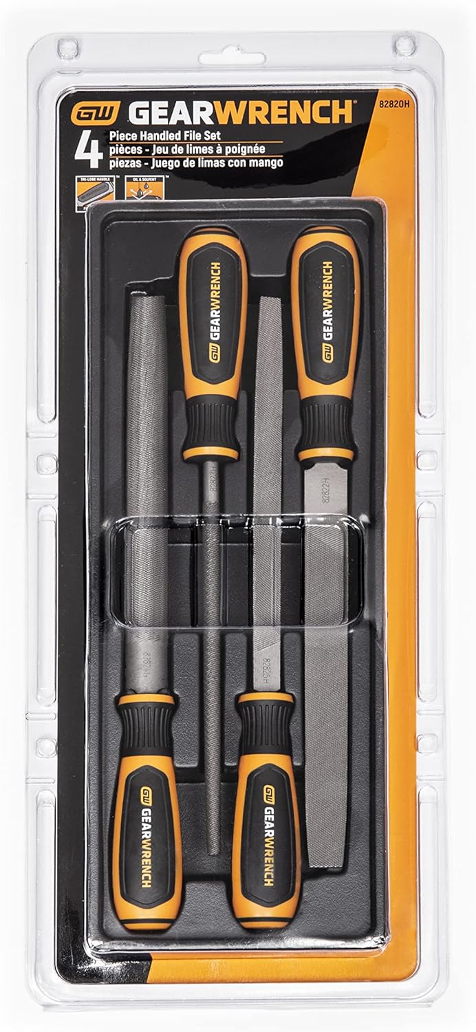 GEARWRENCH 4 Pc. 8" Bastard File Set - 82820H