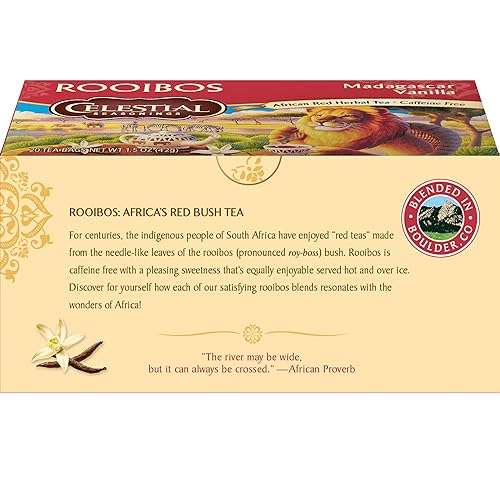 Miniatura 4 de Celestial Seasonings Té Rooibos, vainilla, 20 unidades