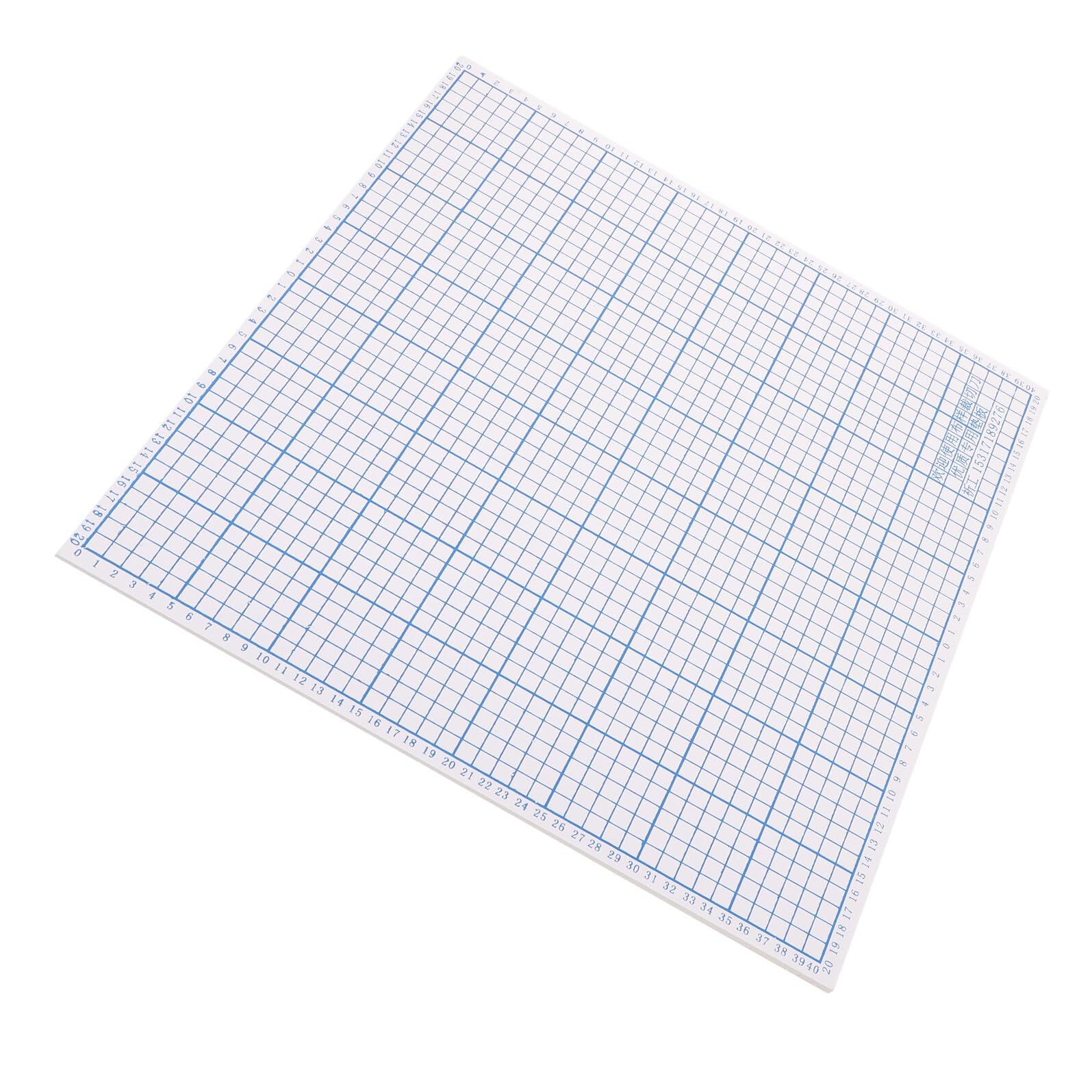 Tappetino da Taglio Grigliato in Pvc 40cm per Macchina | Superficie di Precisione Resistente All’usura, Accessorio di Ricambio per Taglio Tessuti, Uso Studio