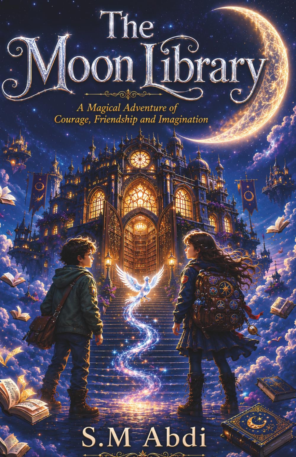 The Moon Library: A Magical Adventure of Courage, Friendship and Imagination