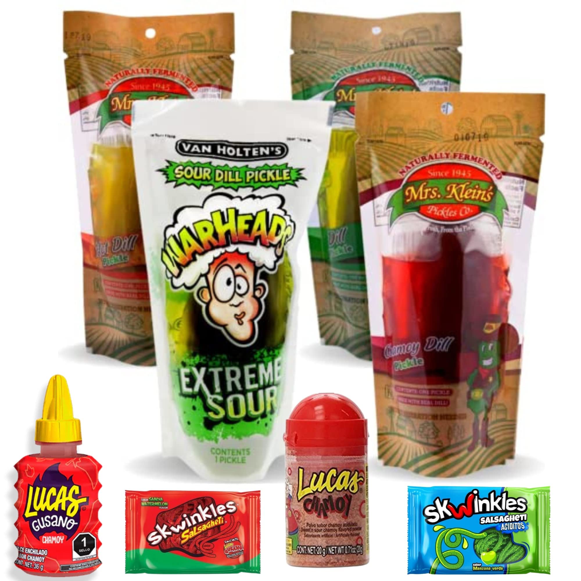 Buy Choose Your Own Variety PickleInAPouch SamplerChamoy Pickles