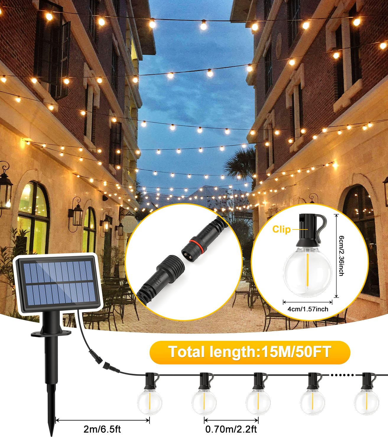 Solar String Lights Outdoor Garden - Image 4