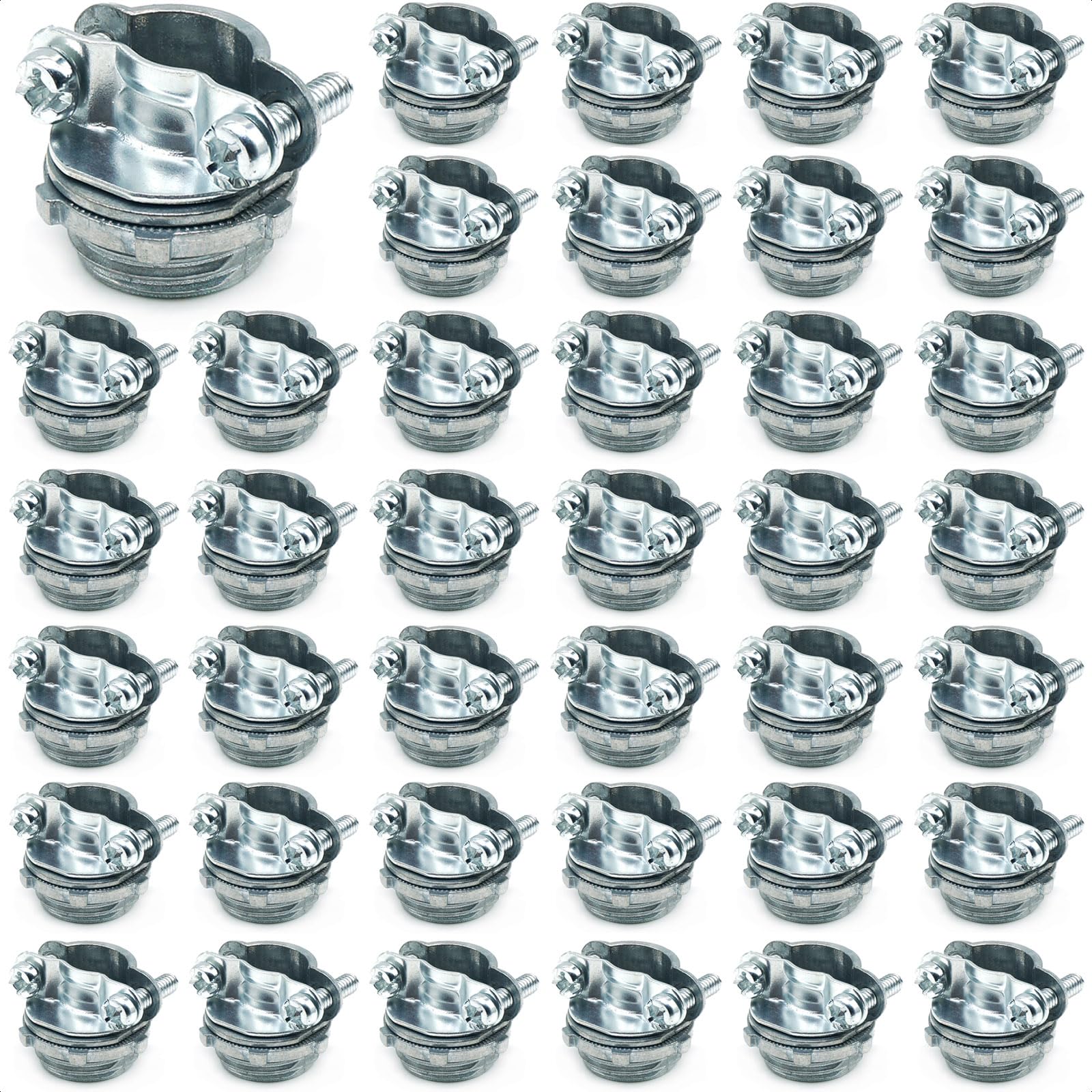 Conduit Clamps - 10 Pack 3/4 Inch Cable Connectors -7