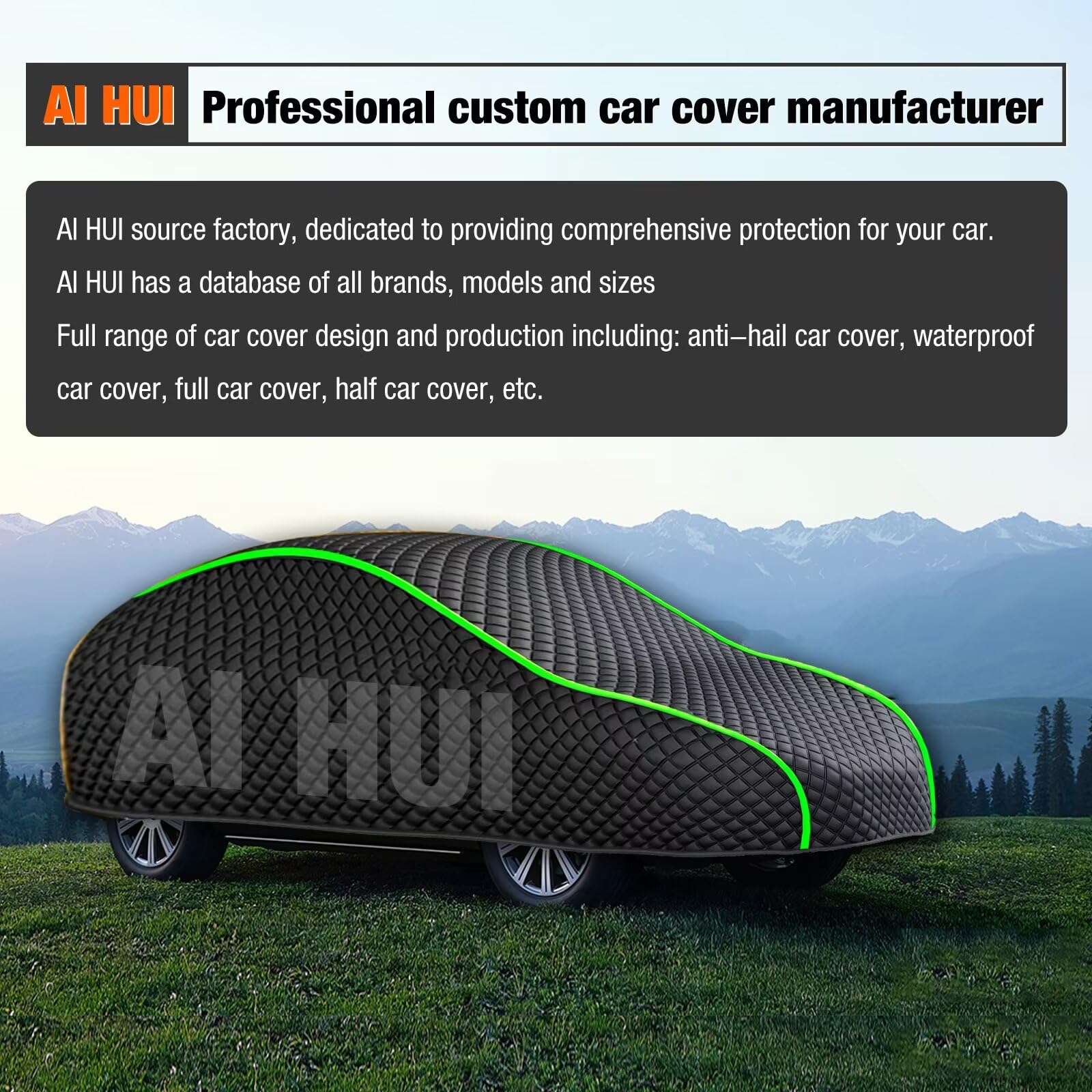 Hagelschutz Abdeckplane Auto für Kia Sorento(2011-2026), Hagelschutzplane Auto, 100% Wasserdicht Hagelschutz Autoabdeckung Vollgarage Outdoor, Abdeckplane PKW Abdeckung