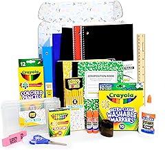 Back to School Essentials Supplies Kit Bundle for K-8 Students – 20-Piece First Day of School Must-Have Set with Notebooks, Pencils, Folders & More