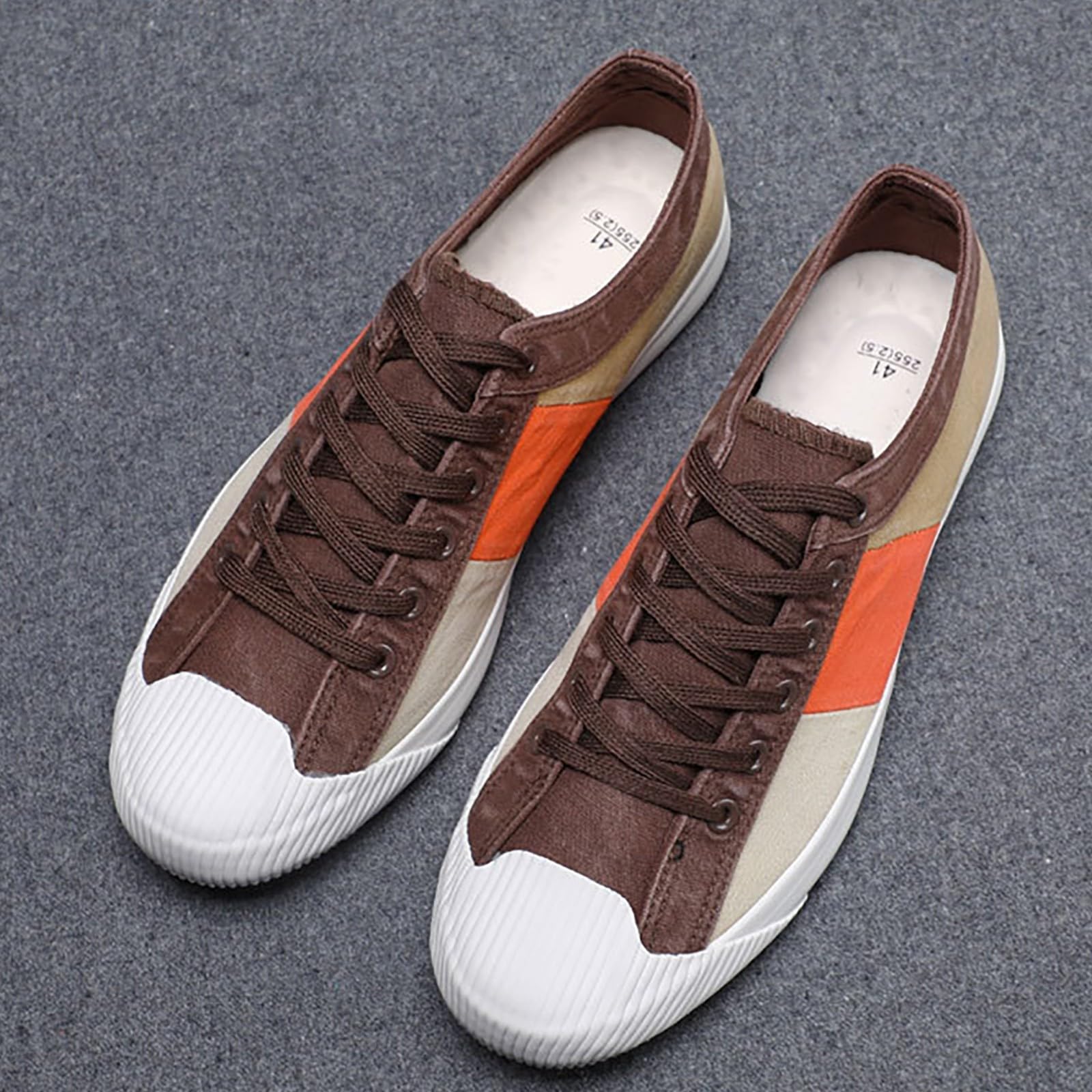 Scarpe Tela Uomo Estive Senza Lacci - Sneakers Uomo Estive Slip On Antiscivolo Scarpe da Guida Piatto Sneaker Basso Slip-On Leggere Comode Sneakers alla Moda Sneaker per Tutte Le Stagioni