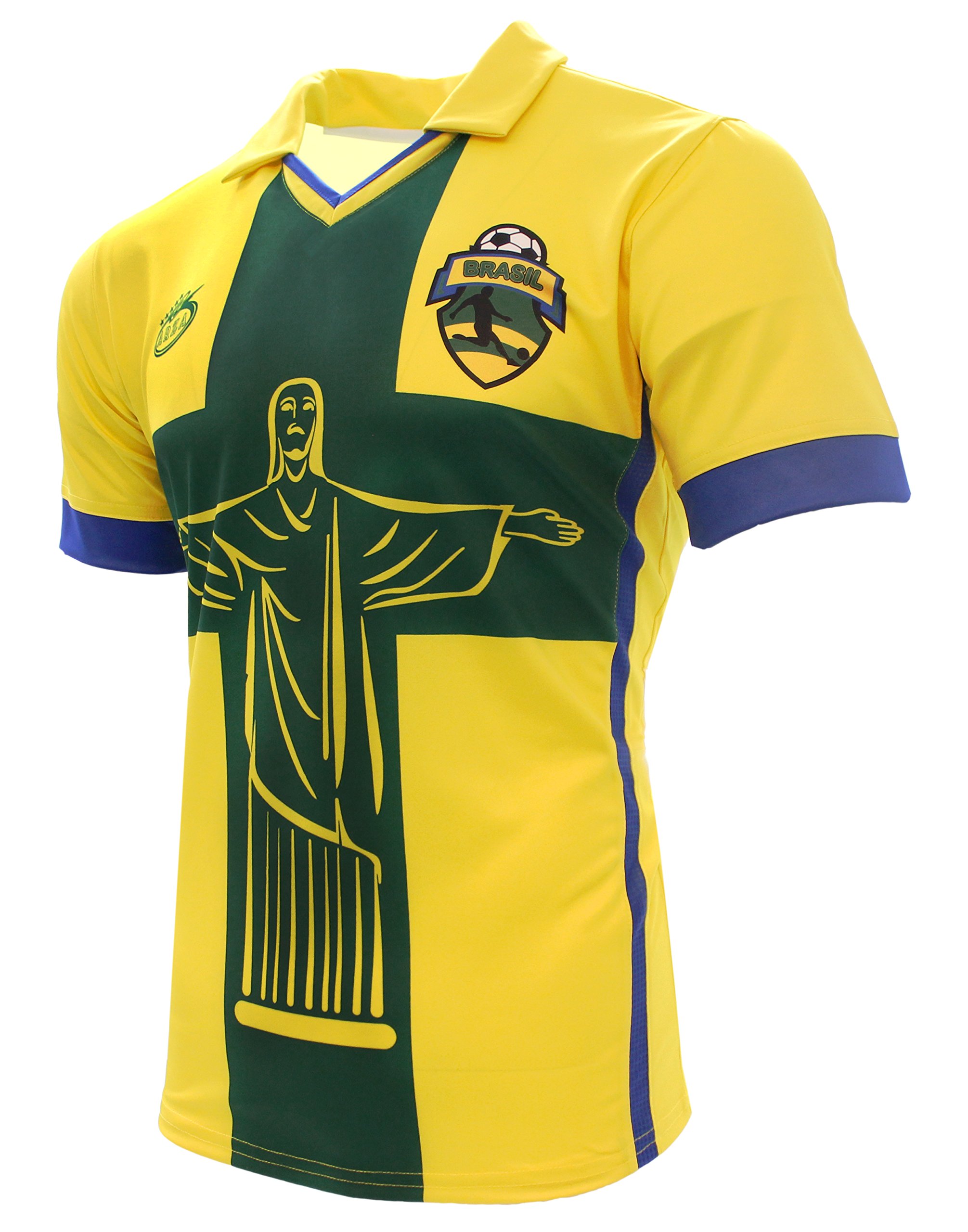 ARZA Brasil Jersey Yellow/Green/Blue (X-Large)