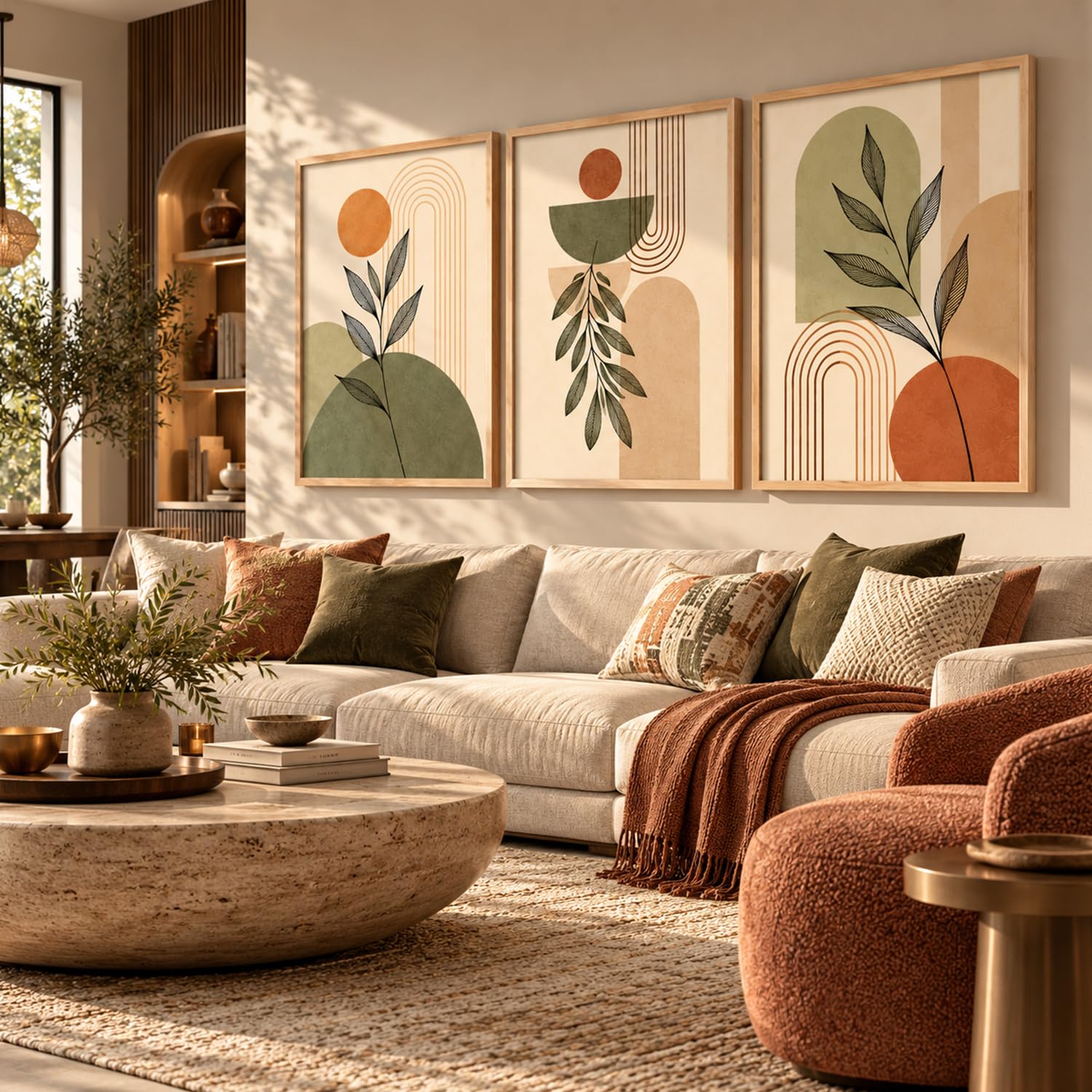 Bohemian Wall Art Set - 3 Framed Prints -10