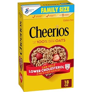 Cheerios Cereal Limited Edition Heart Shapes Affirmations Box Heart Healthy Gluten Free Family Size 18 oz