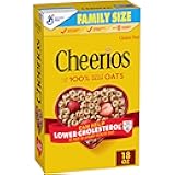 Cheerios Cereal, Limited Edition Heart Shapes, Affirmations Box, Heart Healthy, Gluten Free, Family Size, 18 oz