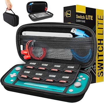 Amazon Com Orzly Carry Case For Nintendo Switch Lite Portable Travel Carry Case With Storage For Switch Lite Games Accessories Solid Black Video Games Amazon Com Orzly Carry Case For Nintendo Switch Lite Portable Travel Carry Case With Storage For Switch Lite Games Accessories Solid Black Video Games