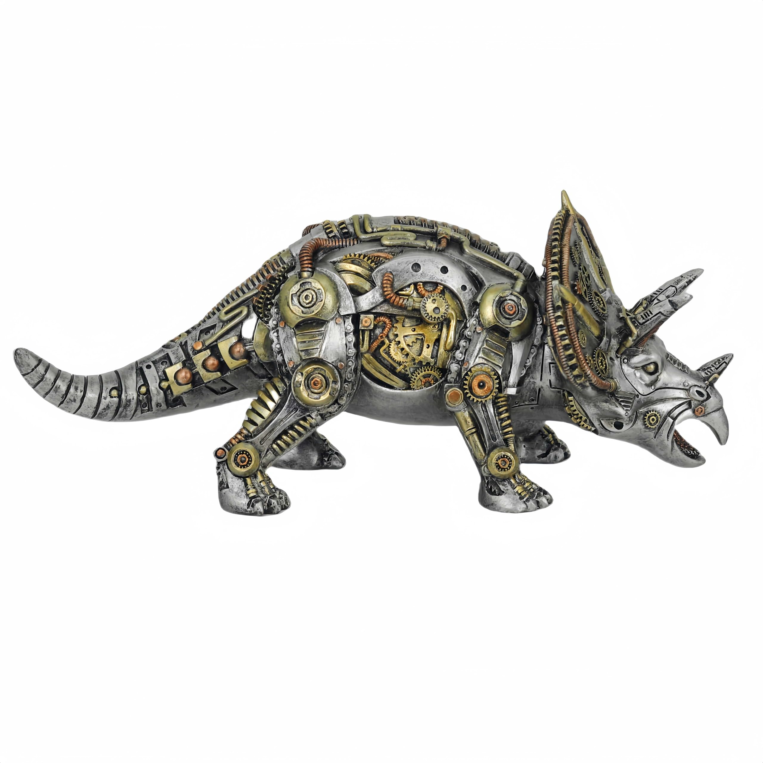 Amazon.com: HEINBOW Steampunk Triceratops Dinosaur Statue 15'' L