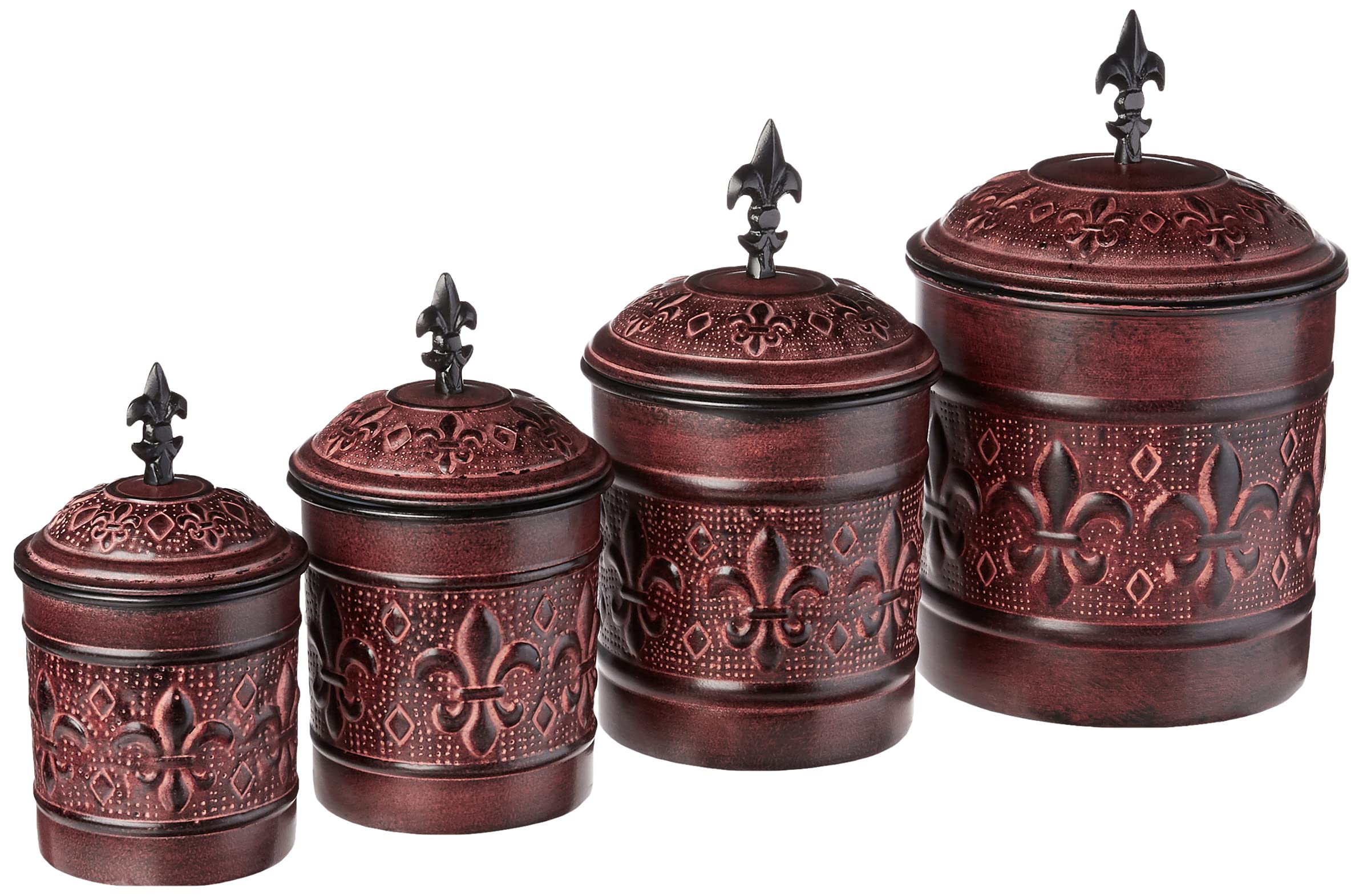 730 Canister, Iron, Dark Brown