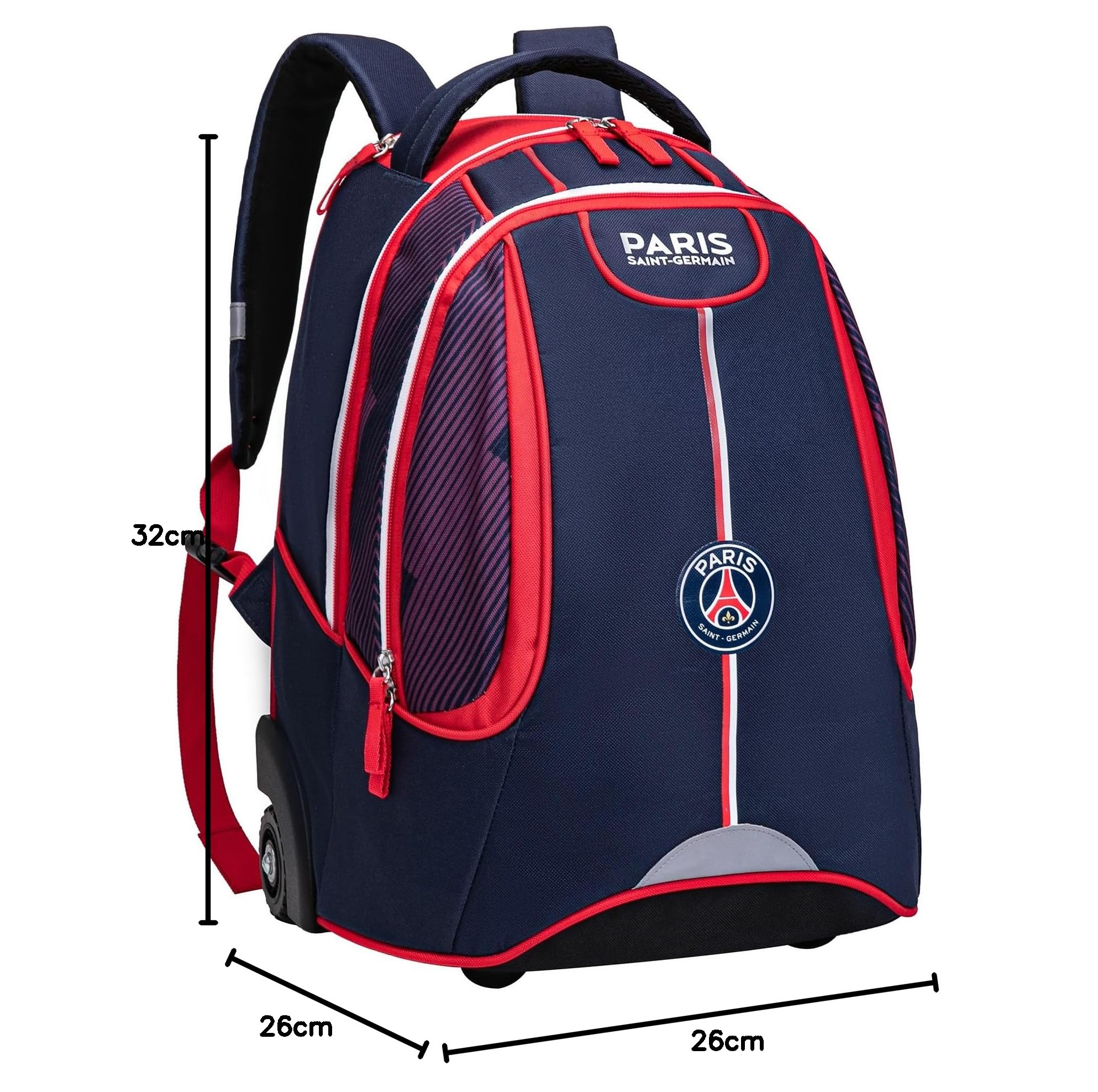 PSG Mochila con ruedas de colección oficial del París Saint Germain