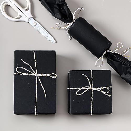 Miniatura 4 de Packanewly Papel de seda para envolver regalos a granel, 100 hojas de color marrón kraftt, papel de regalo de 15 x 20 pulgadas para arte,