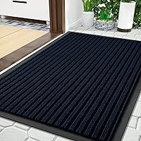 Vista 32 de Yimobra Tapete de bienvenida para interiores y exteriores, impermeable, resistente, para puerta delantera, entrada exterior, extra resistente
