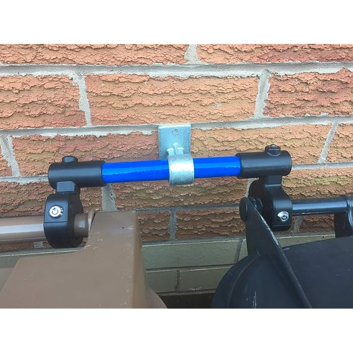 Buy Wheelie bin lock with built in clamp, clamps 1 wheelie or 2