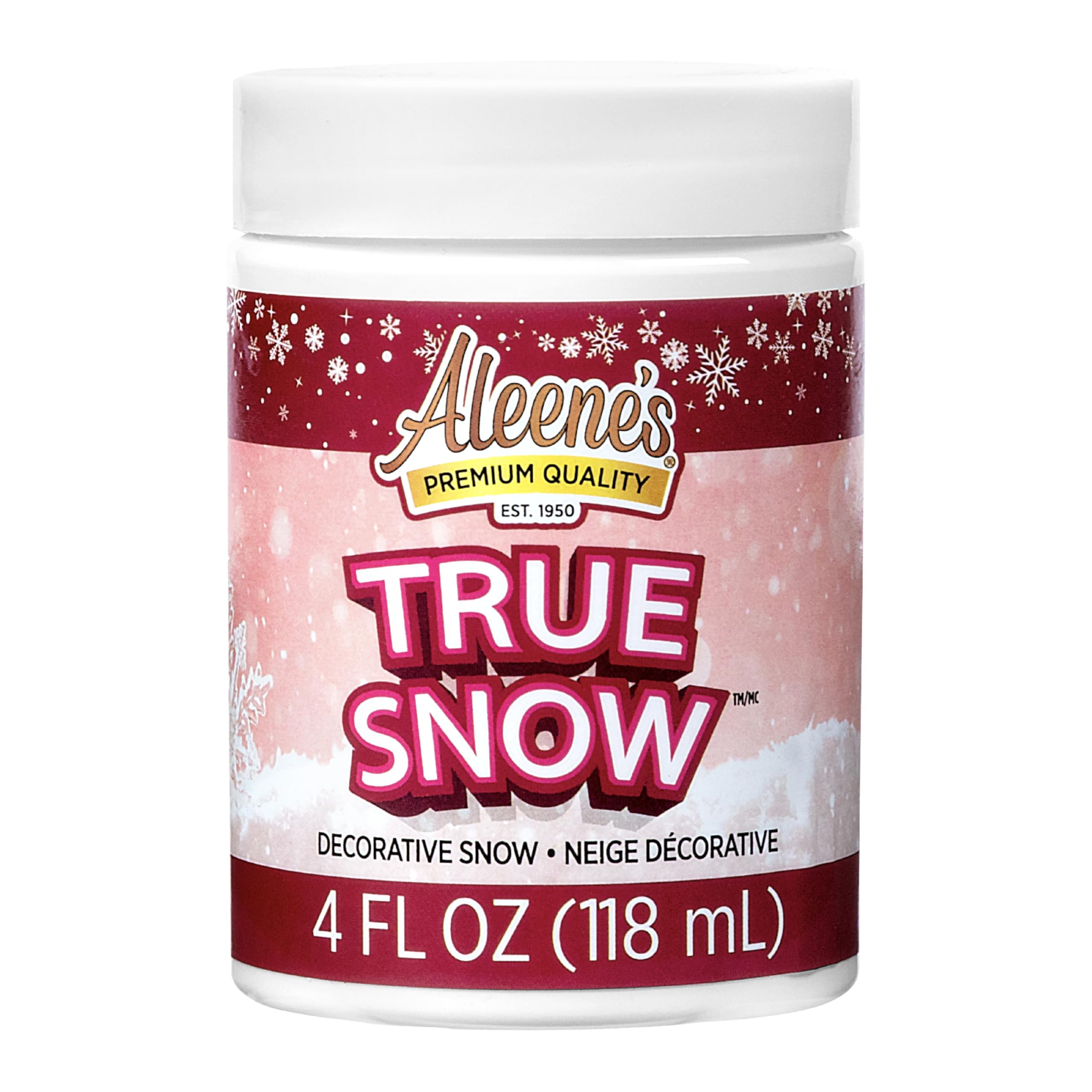 Aleene's True Snow 4oz Party Supplies, White