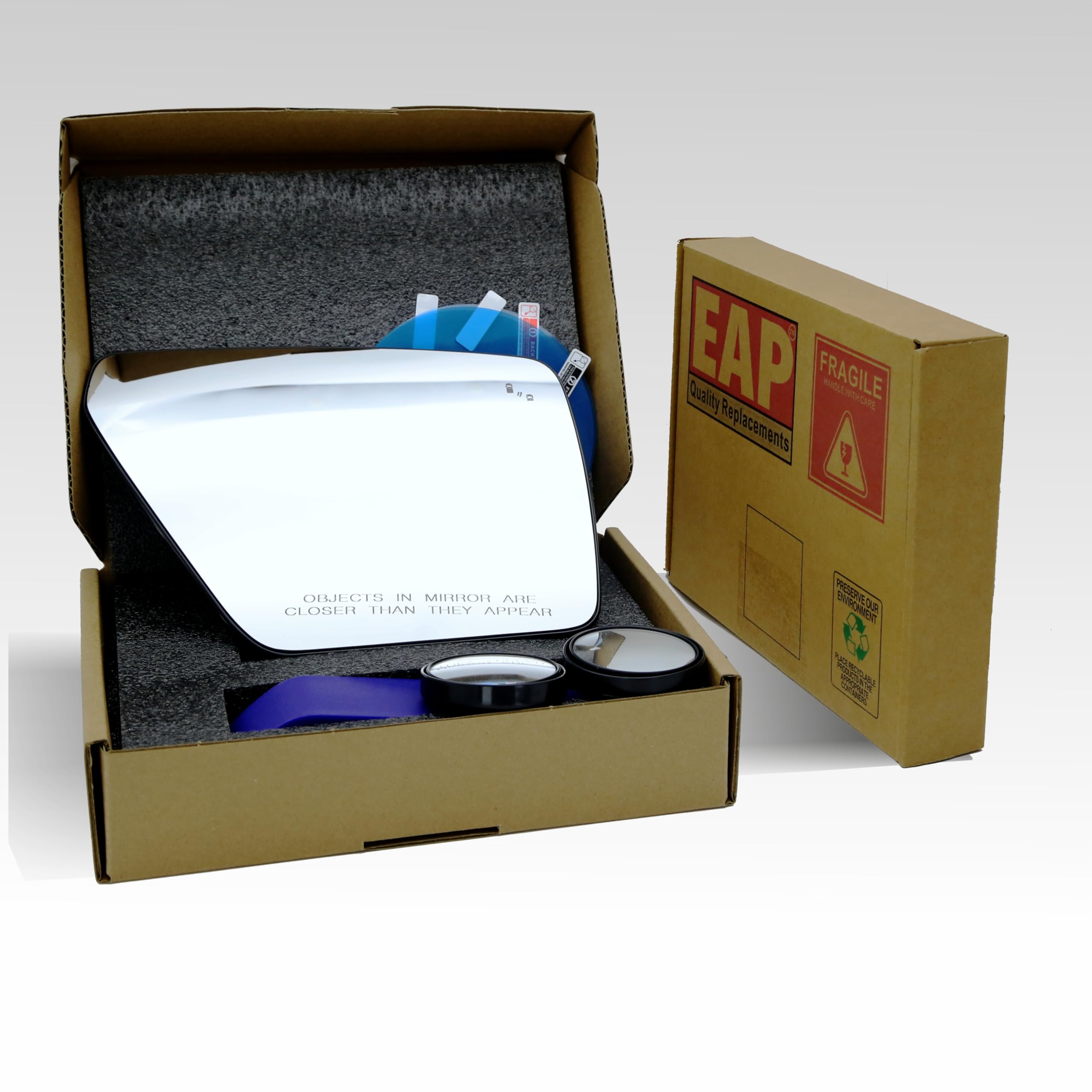 EAP Passenger Side Mirror Glass Compatible - Product View