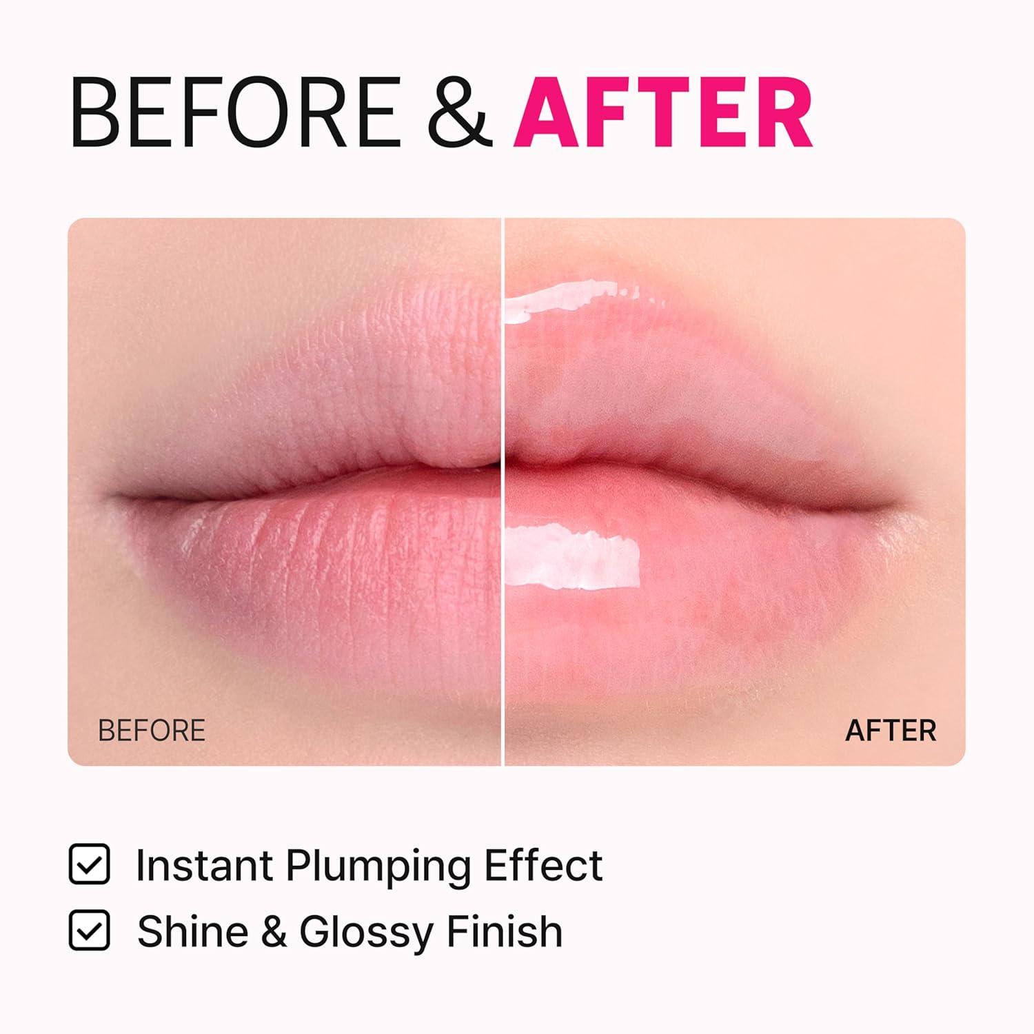 Touch in Sol Pretty Filter Daylight Lip Plumping Mask – Plumping Lip Gloss for Fuller Lips, Moisturizing Raspbarry Lip Plumper, Korean Makeup Essential for Glossy Lips #Raspbarry (0.3 fl.oz/9ml) - Image 3