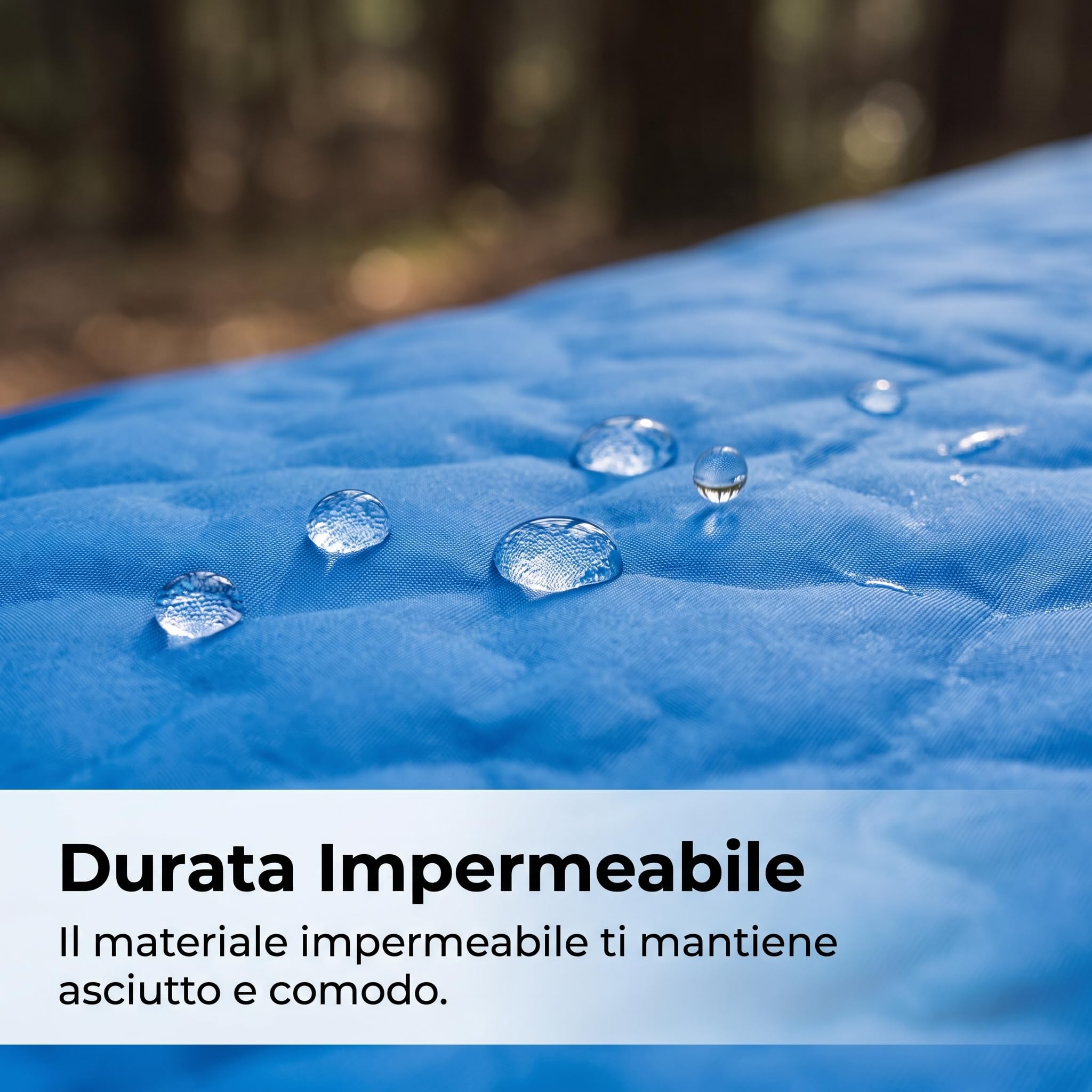 Materasso Autogonfiante Doppio per Campeggio, Impermeabile, per outdoor