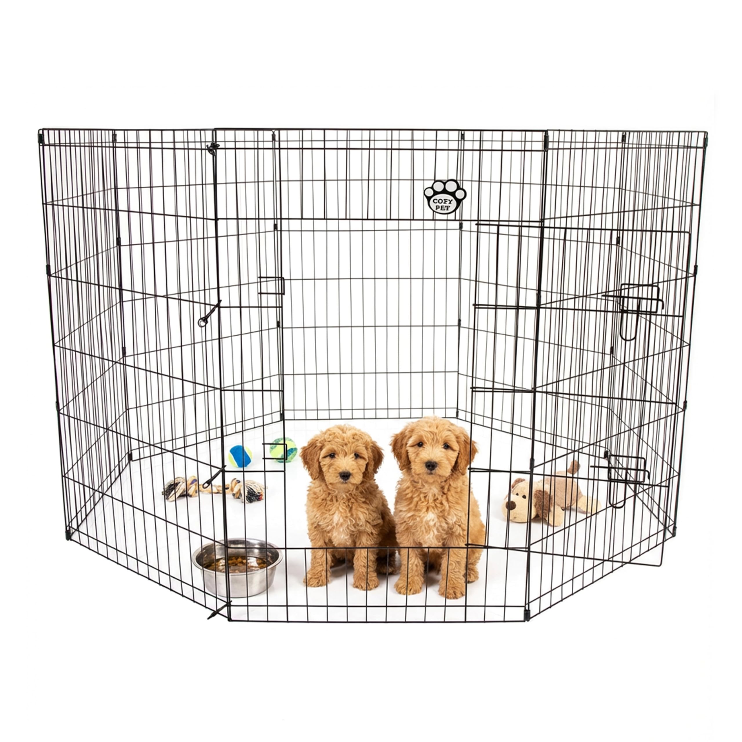 Playpen Puppy Cozy Pet Large 100cm tall for Dogs Puppies Rabbits Guinea Pigs, Puppy Play Pen Whelping Pen Dog Cage Crate Rabbit Run 4 Sizes PP04