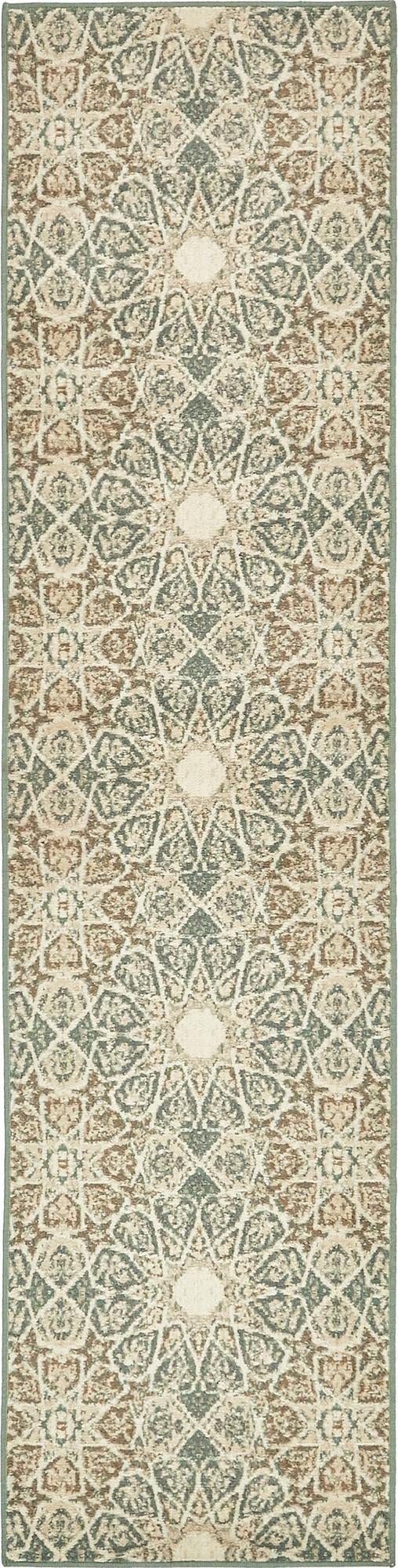 Rugs.com Mojave Collection Rug – 2' 7 x 10' Runner Multi Medium Rug Perfect for Hallways, Entryways