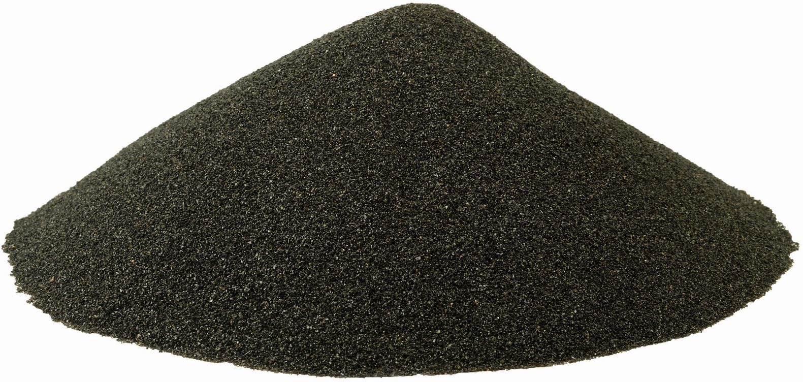 BLACK BEAUTY Abrasive Blast Media Fine Abrasive 20/40 Mesh Size for use in Sandblast Cabinet - 25 LBS