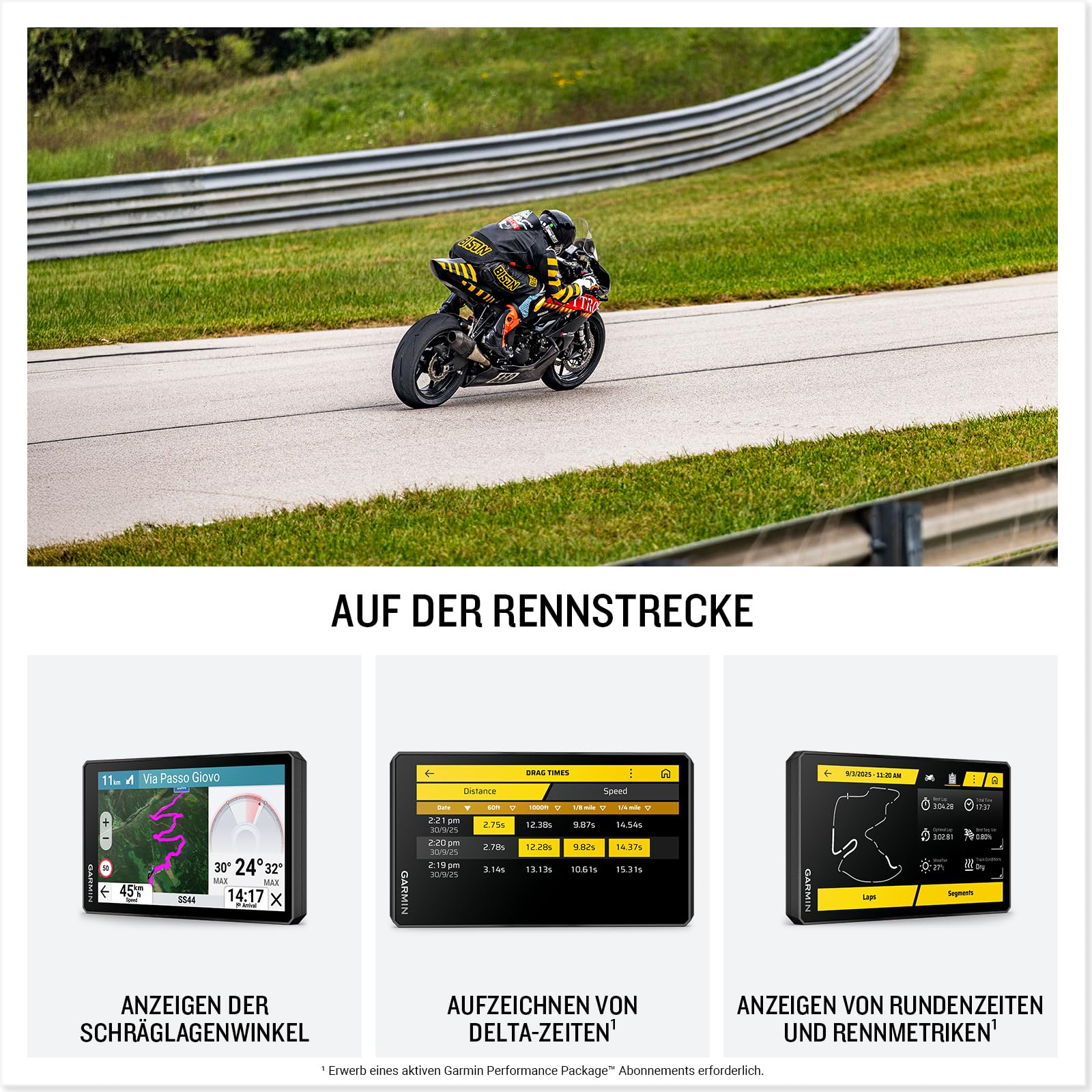 Garmin zūmo XT3-6-Zoll, Motorrad-Navi, HD-Farbdisplay, Satellitenbilder, Michelin-Strecken, vorinstallierte EU-Karte, Schräglagenanzeige, Verkehrs- und Wetteranzeige, Lap Time Übersicht