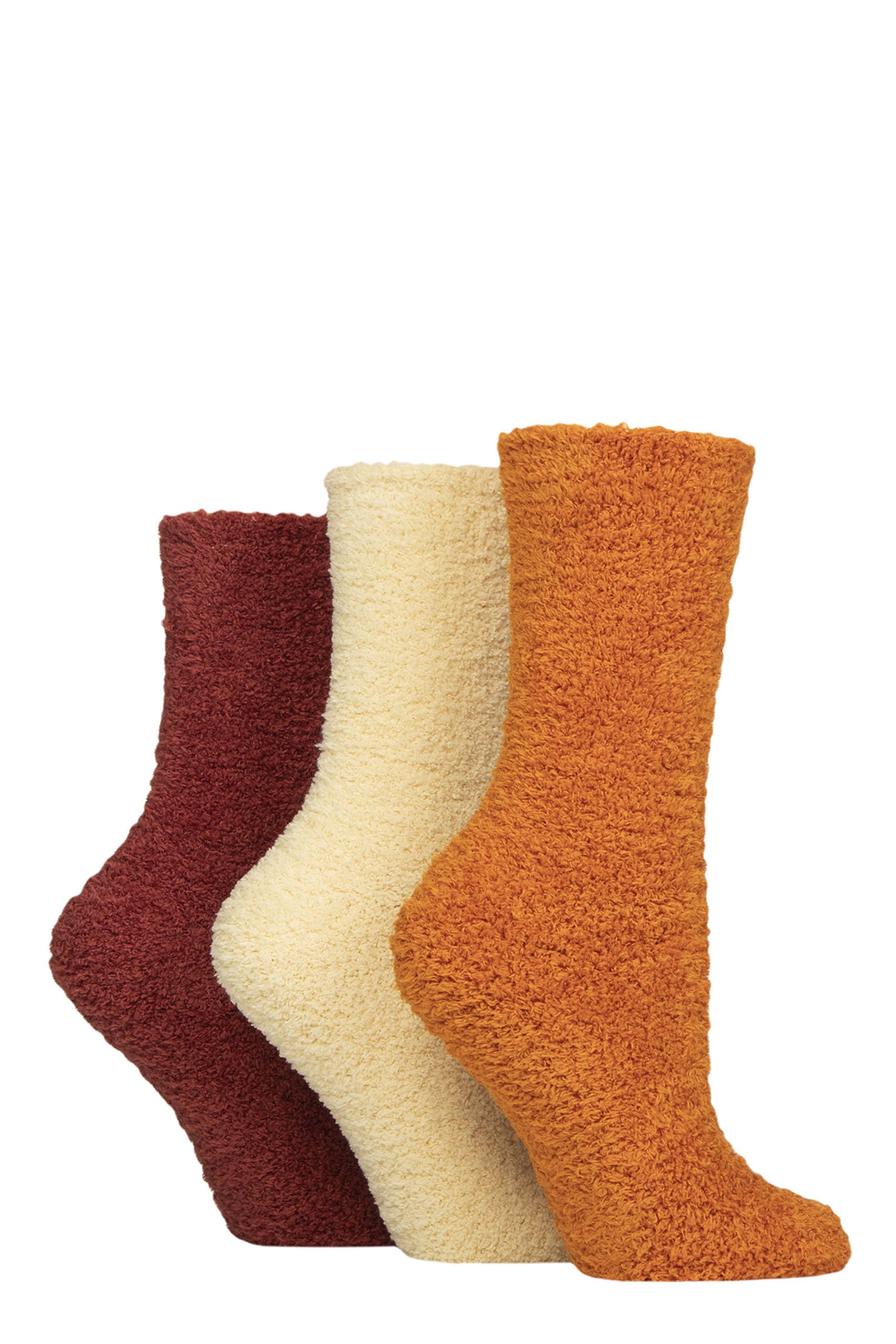 Sockshop Women's Marmalade Bed Socks Super Cosy And Soft In A 3 Pair Multipack Lots Of Colours (Uk, Numeric, 4, 8, Regular, Regular, )