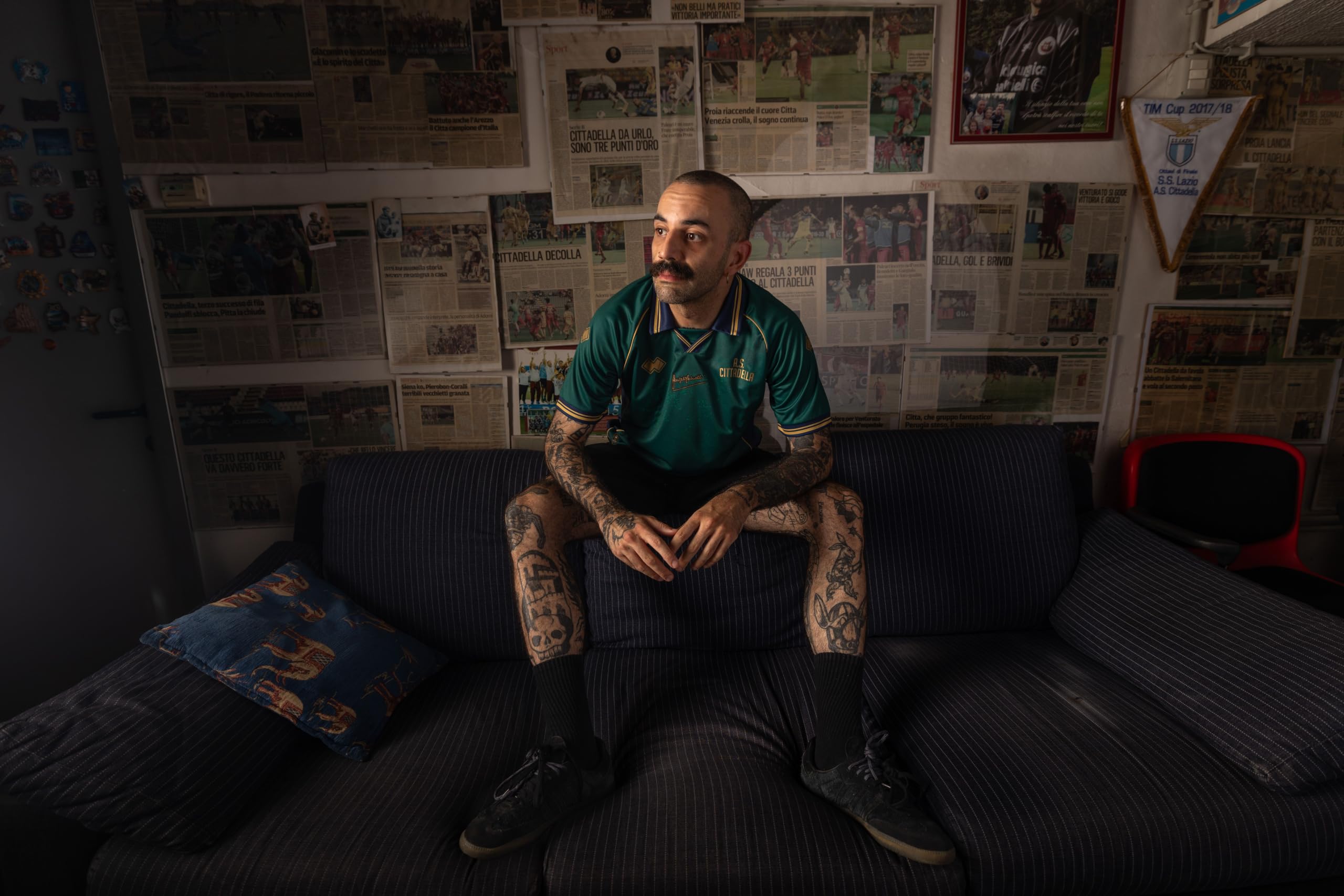 A.S. Cittadella 1973 Maglia Edizione Limitata 100° Anniversario Angelo Gabrielli – Errea Ufficiale, Collector Numerata 300 Pezzi, Verde Petrolio con Colletto retrò