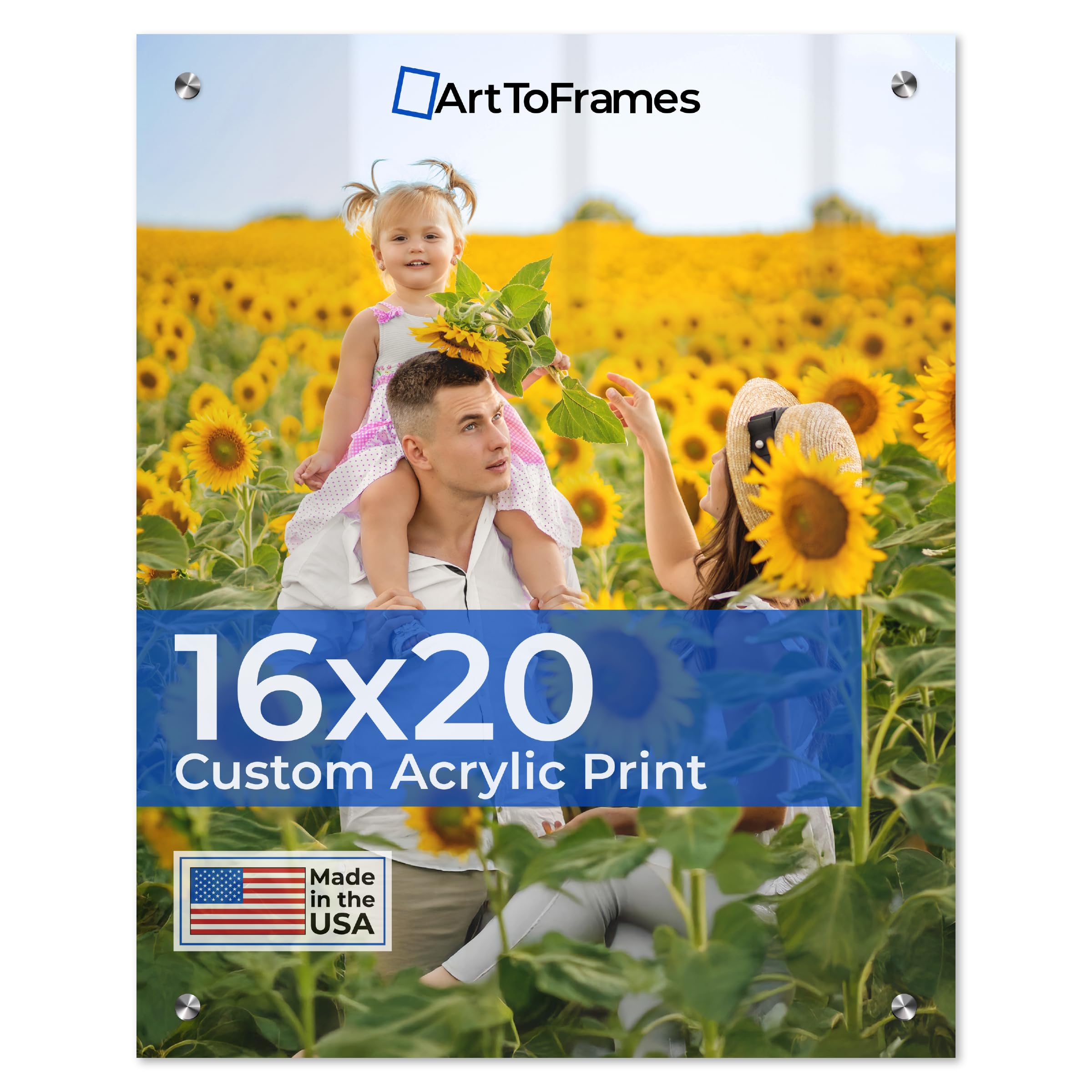 ArtToFrames 16x20 Custom Acrylic Print - Upload Your Own Photos. Made in the USA!