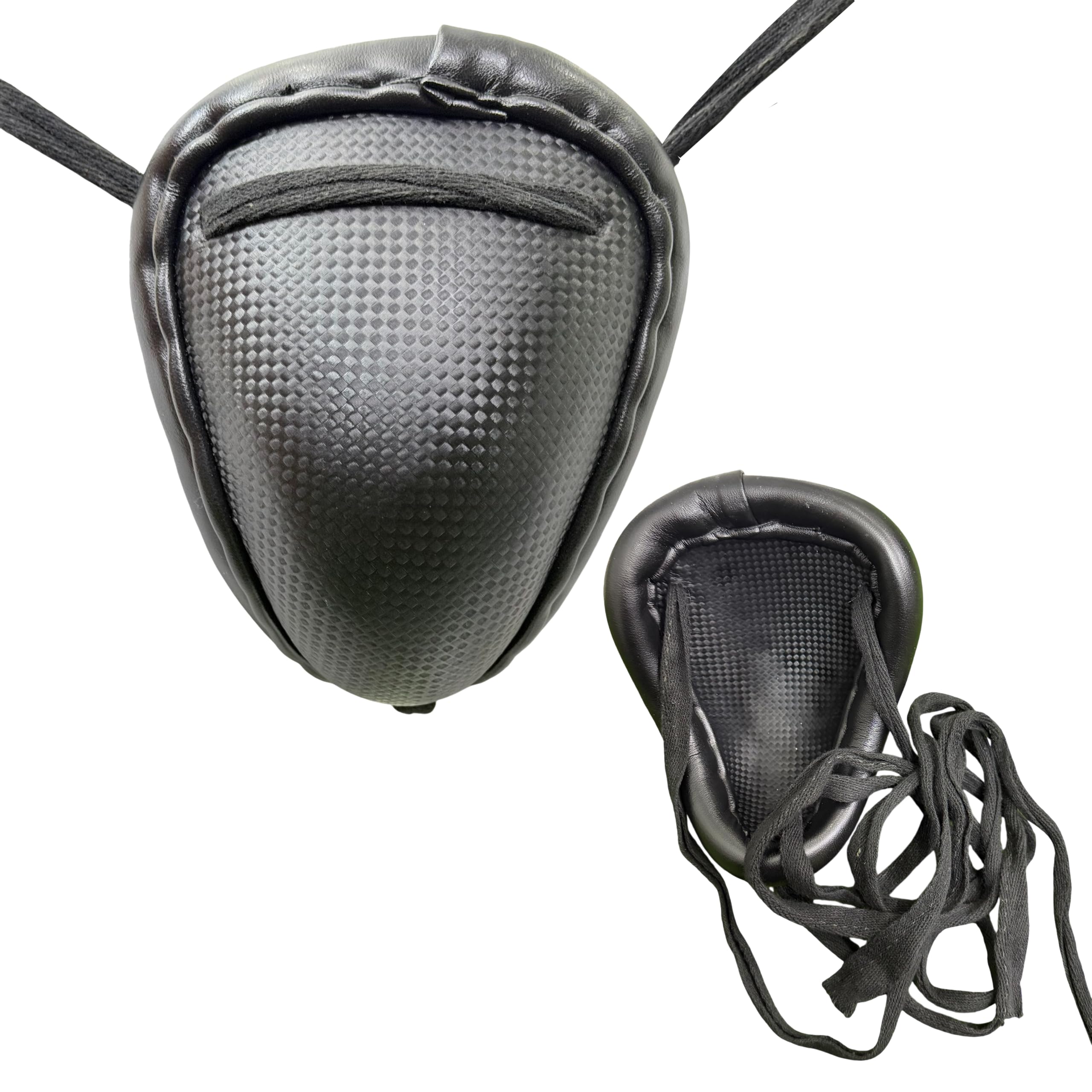 Protezione inguinale da uomo con lacci regolabili, protezione rigida per atletica, protezione leggera per boxe, MMA, Muay Thai, kickboxing, arti marziali, cricket, hockey e sport di combattimento