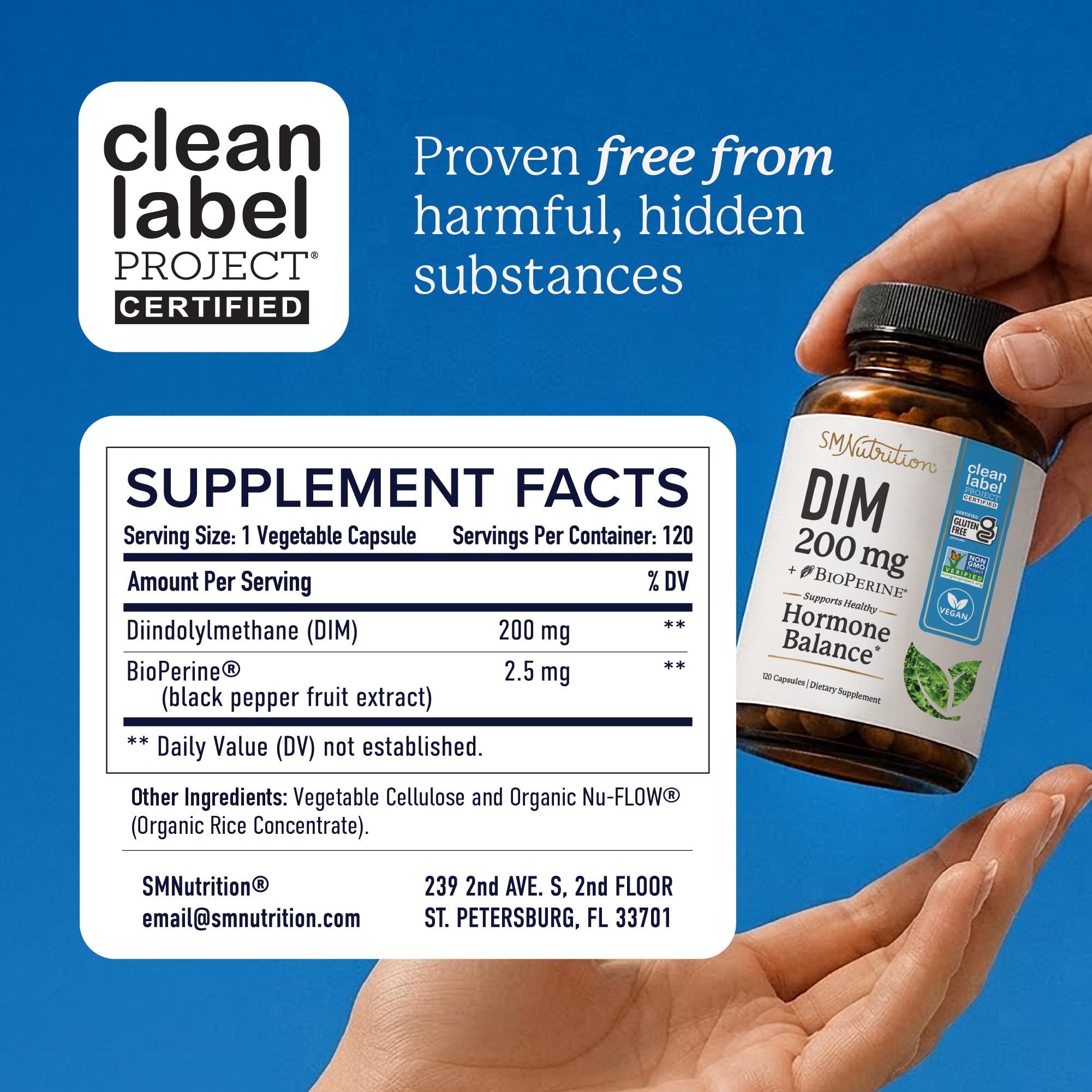 DIM Supplement 200 mg, Estrogen Balance for Women & Men, Doctor-Formulated — Amazon image 6