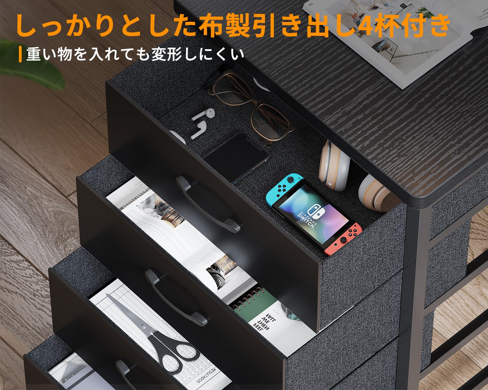 Amazon | ODK パソコンデスク ゲーミングデスク l字デスク コンセント  